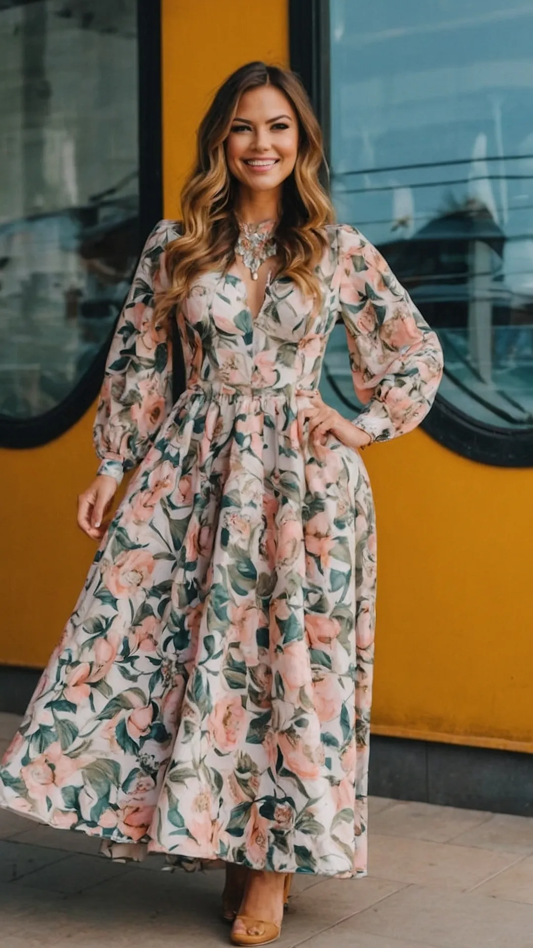 Fall Into Fashion: The Floral Maxi Dress That's Got You Covered