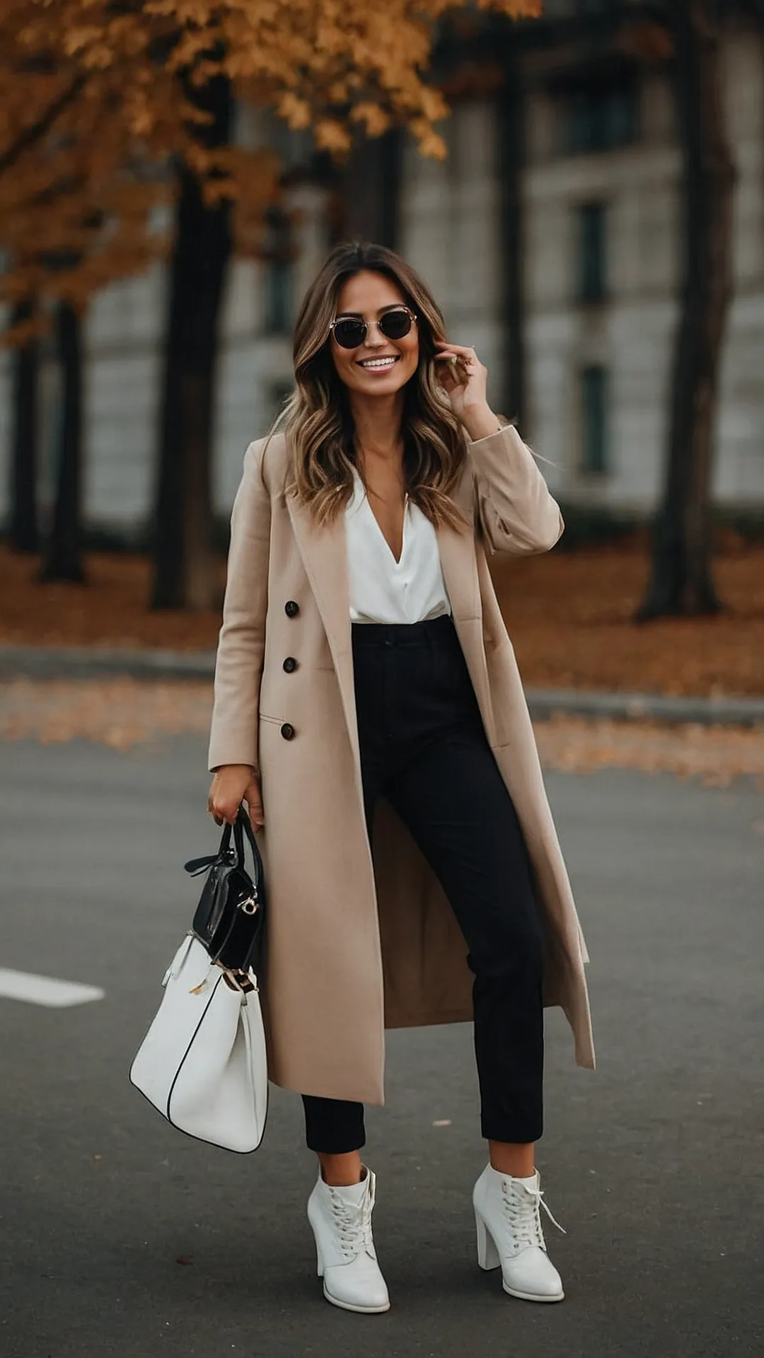 Fall Fashion:  Jeans, Boots, and a *Chic* Coat