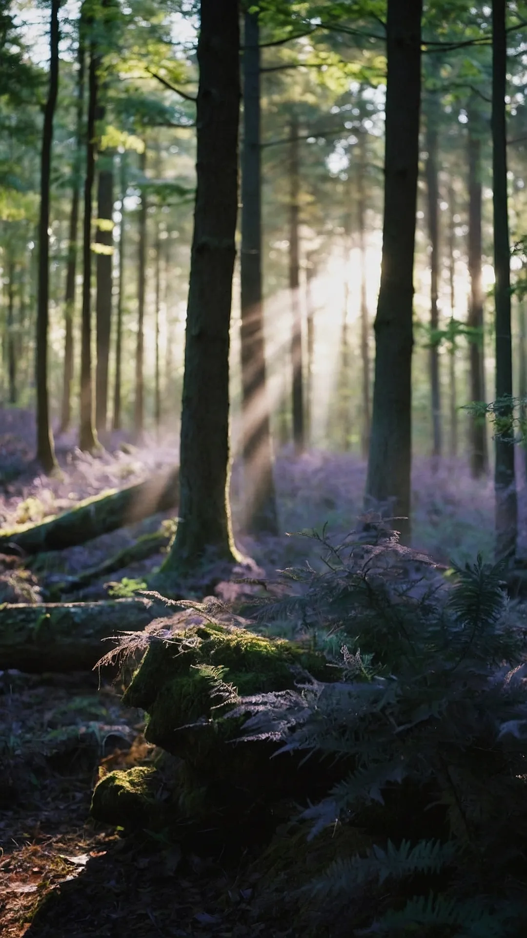 Sunbeams and Sleepy Ferns