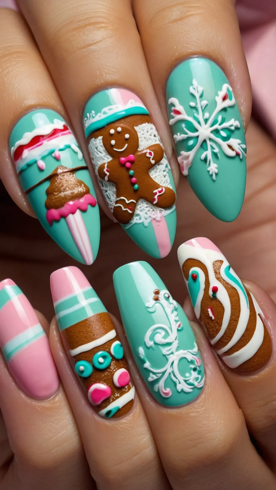 Gingerbread Nail Perfection