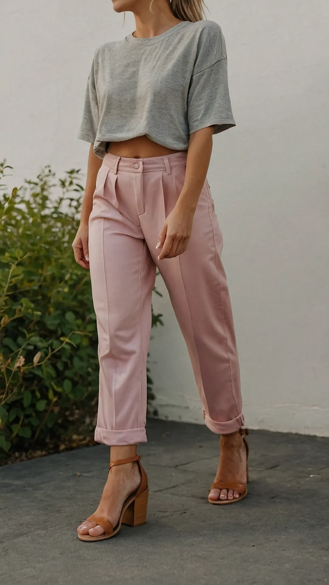 Pink Powerhouse:  Trousers that Pop