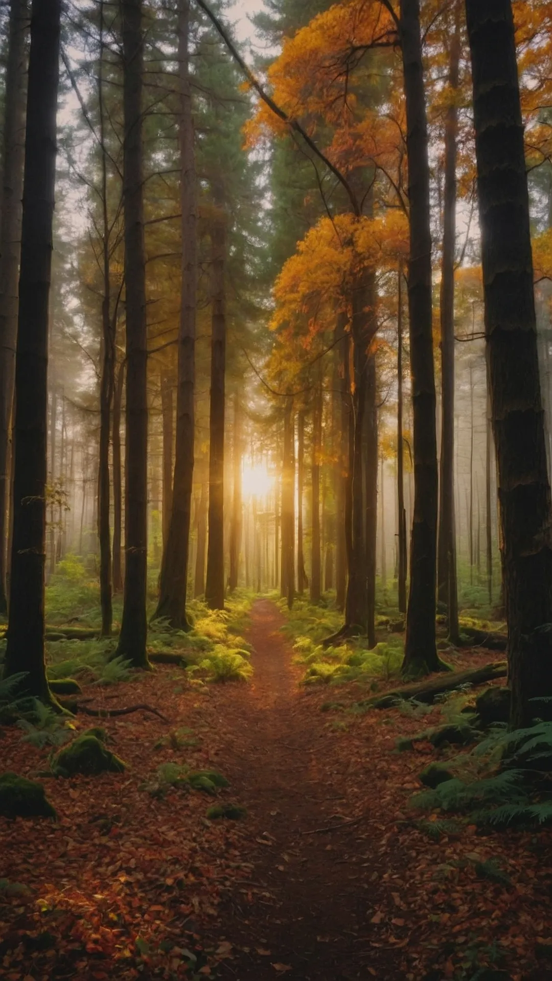 Golden Path in the Mist