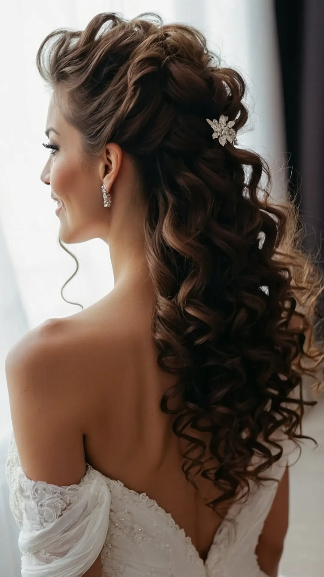 Curly Bridal Bliss