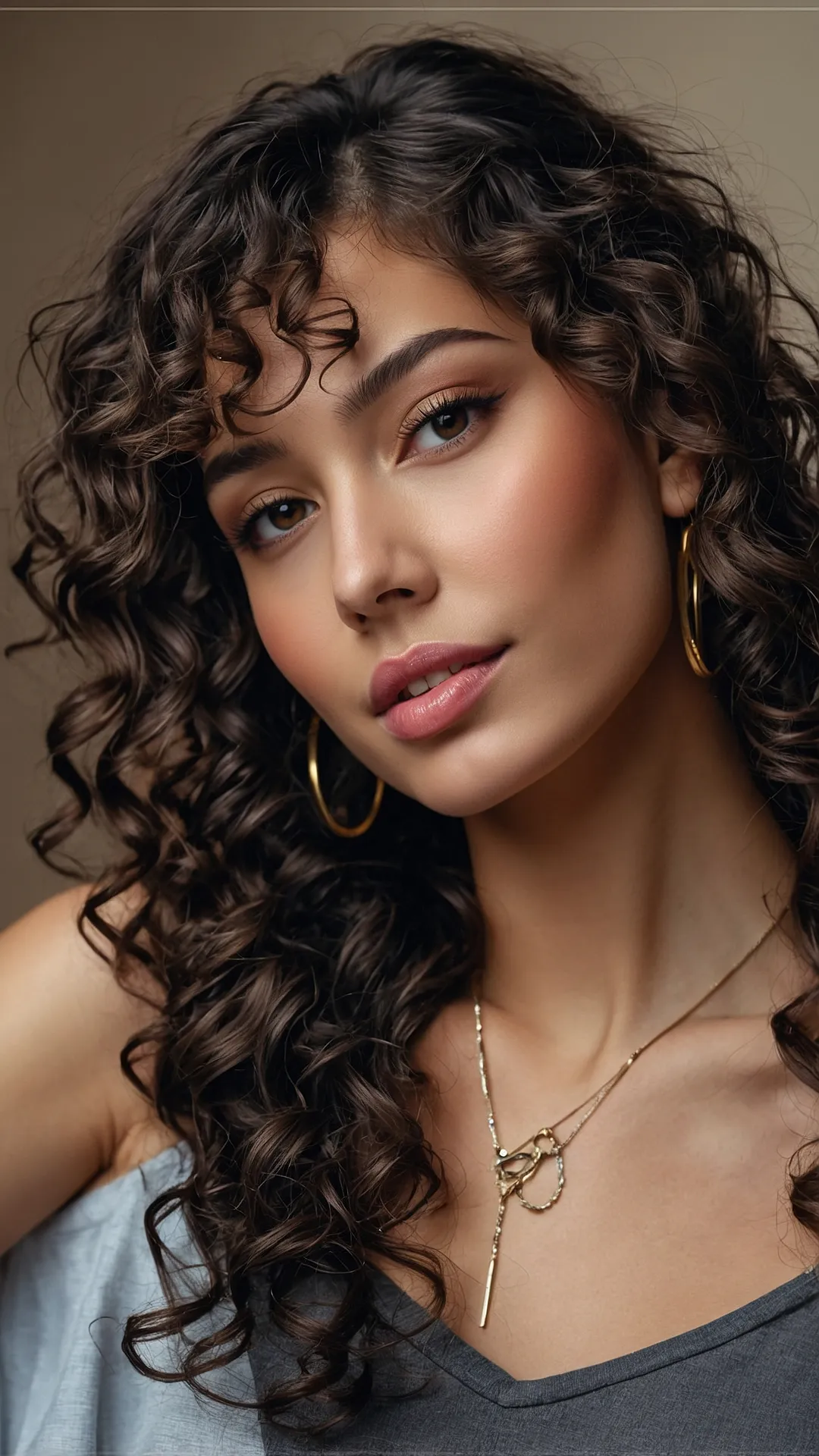 Curly Bang Vibe
