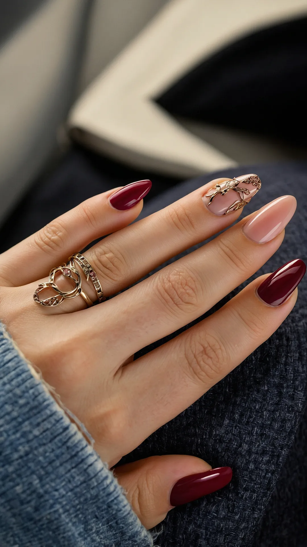 Snow Day Slay Mani