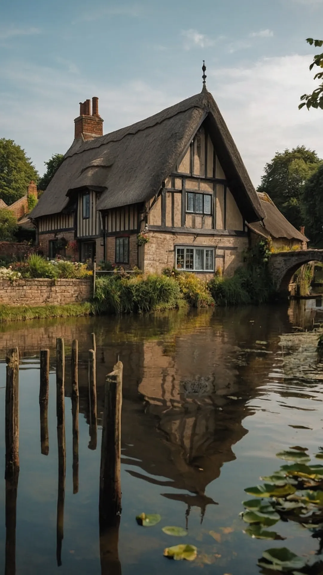 A Cottage's Reflection: