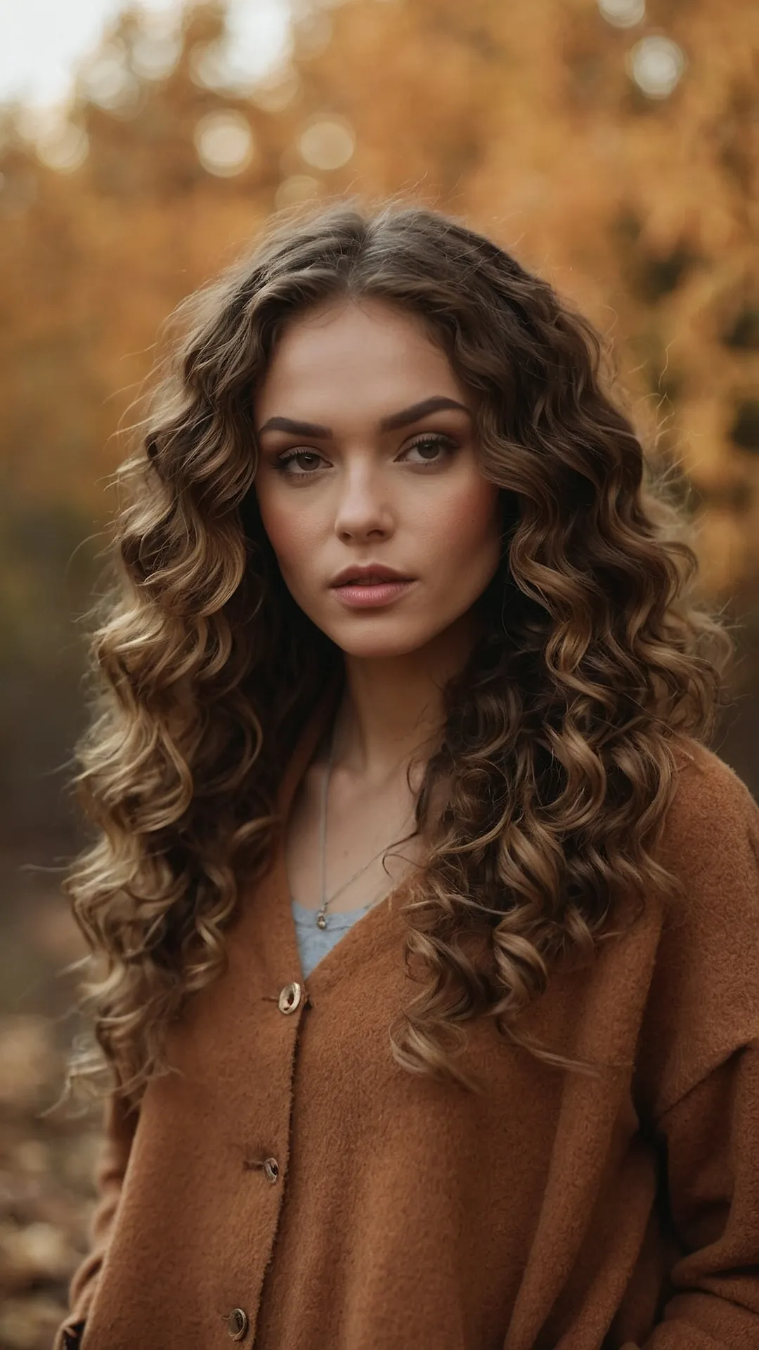 Fallin' for Curls: Autumn's Embrace