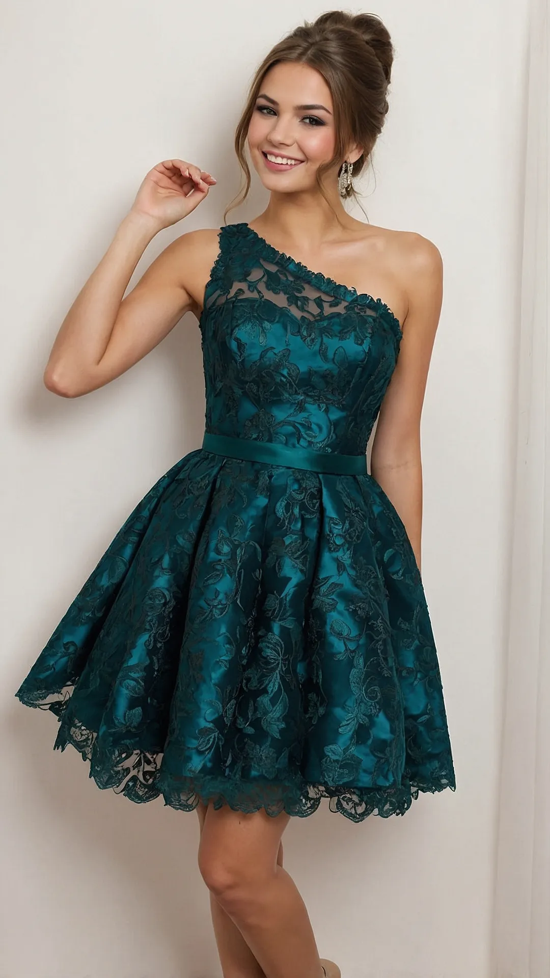Teal Twirl Glory