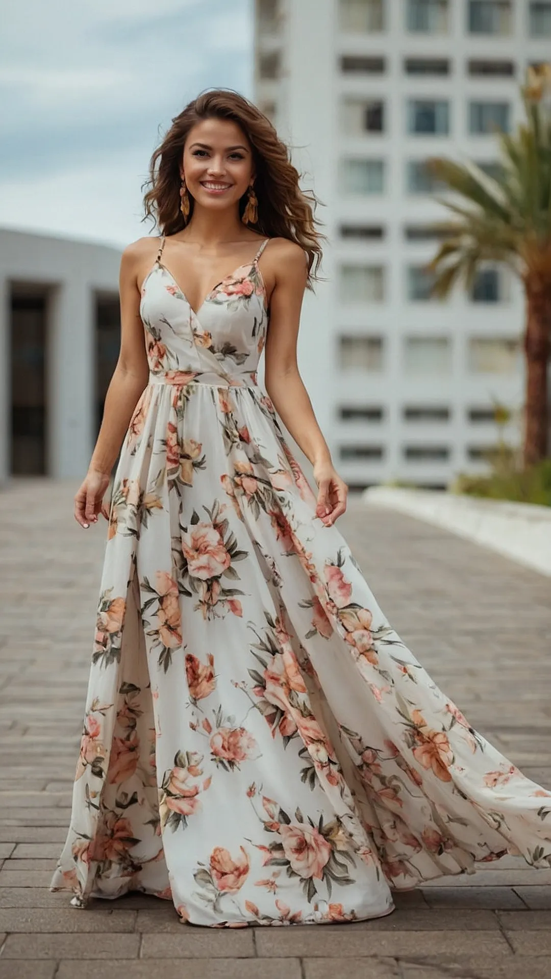 Effortless Boho Vibes with Maxi Floral Dress Styles