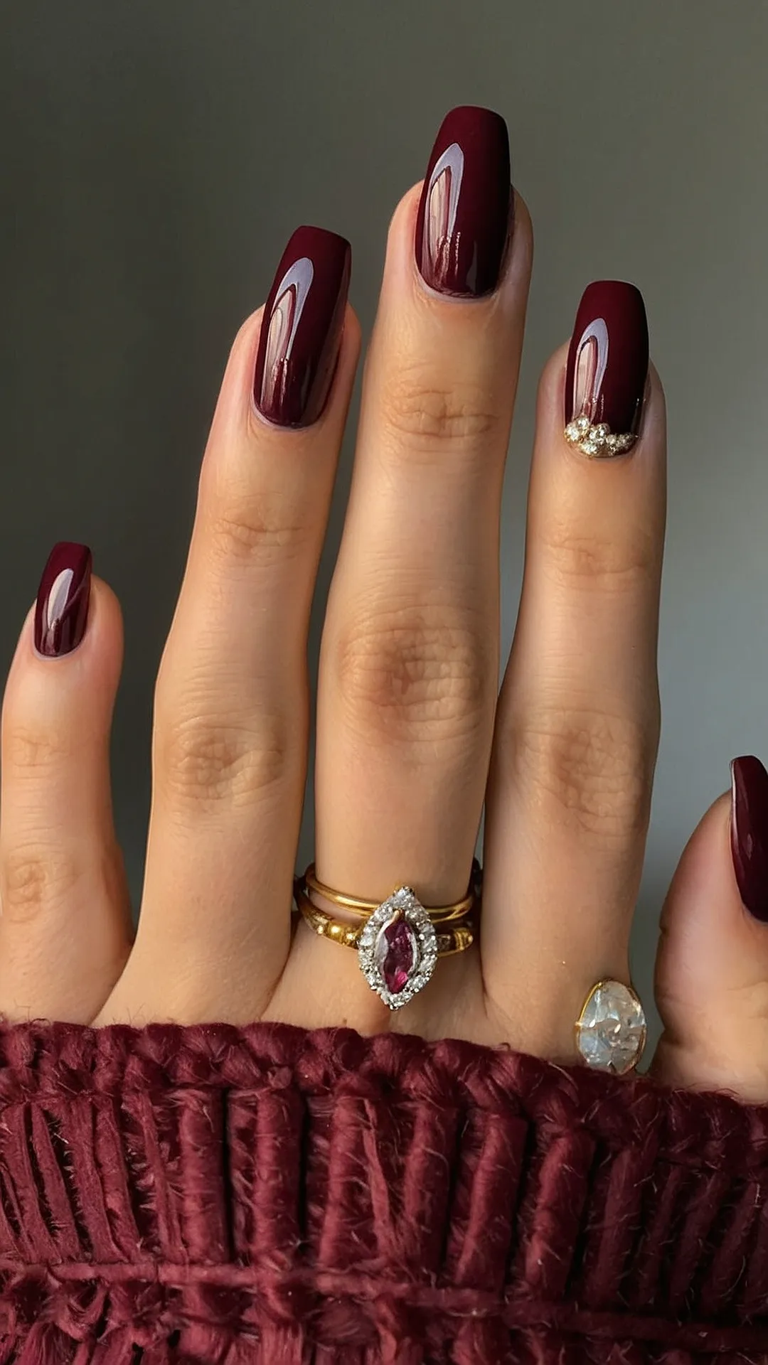 Jewel-Toned Nails