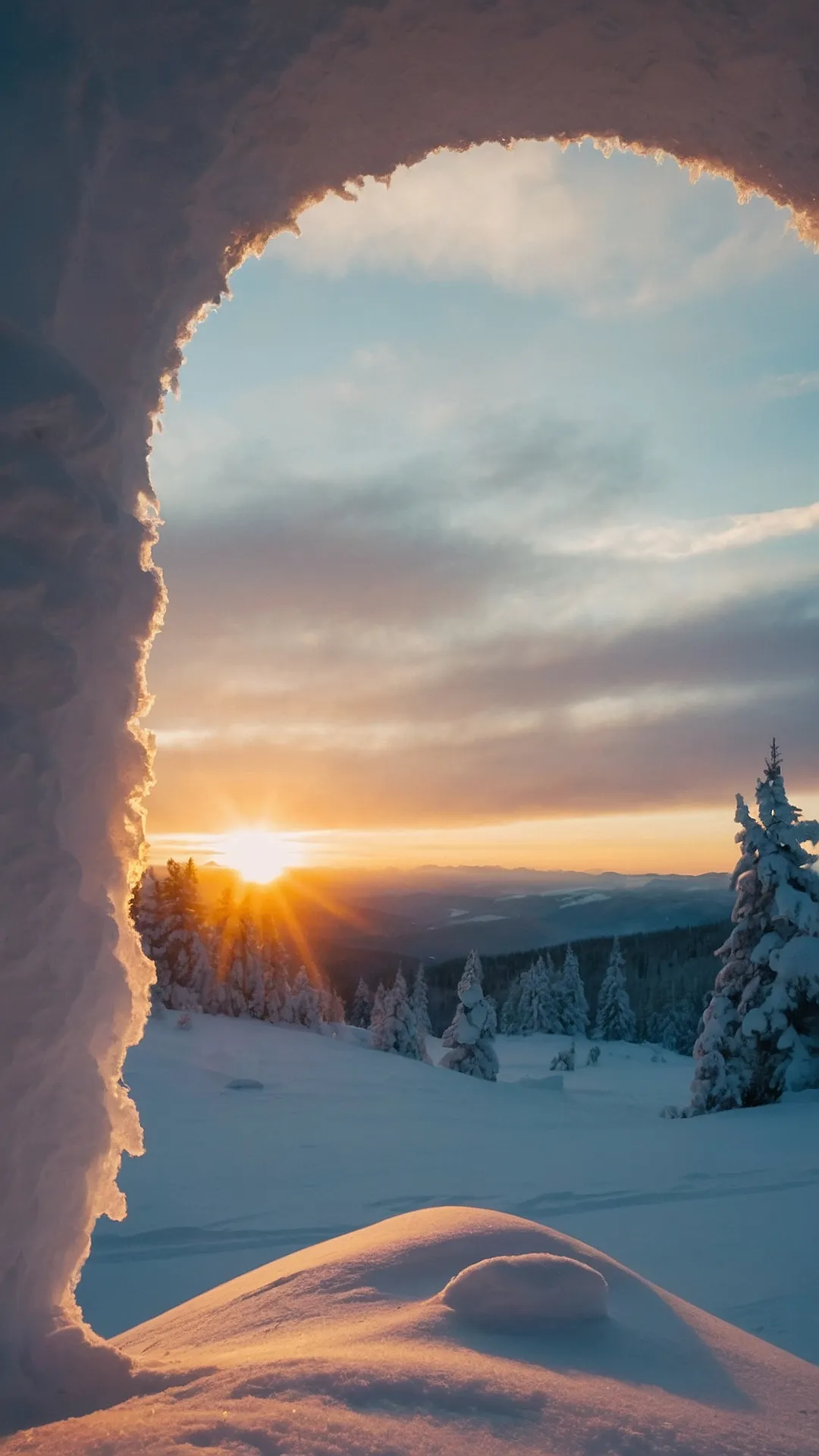 Snowscape Hush: