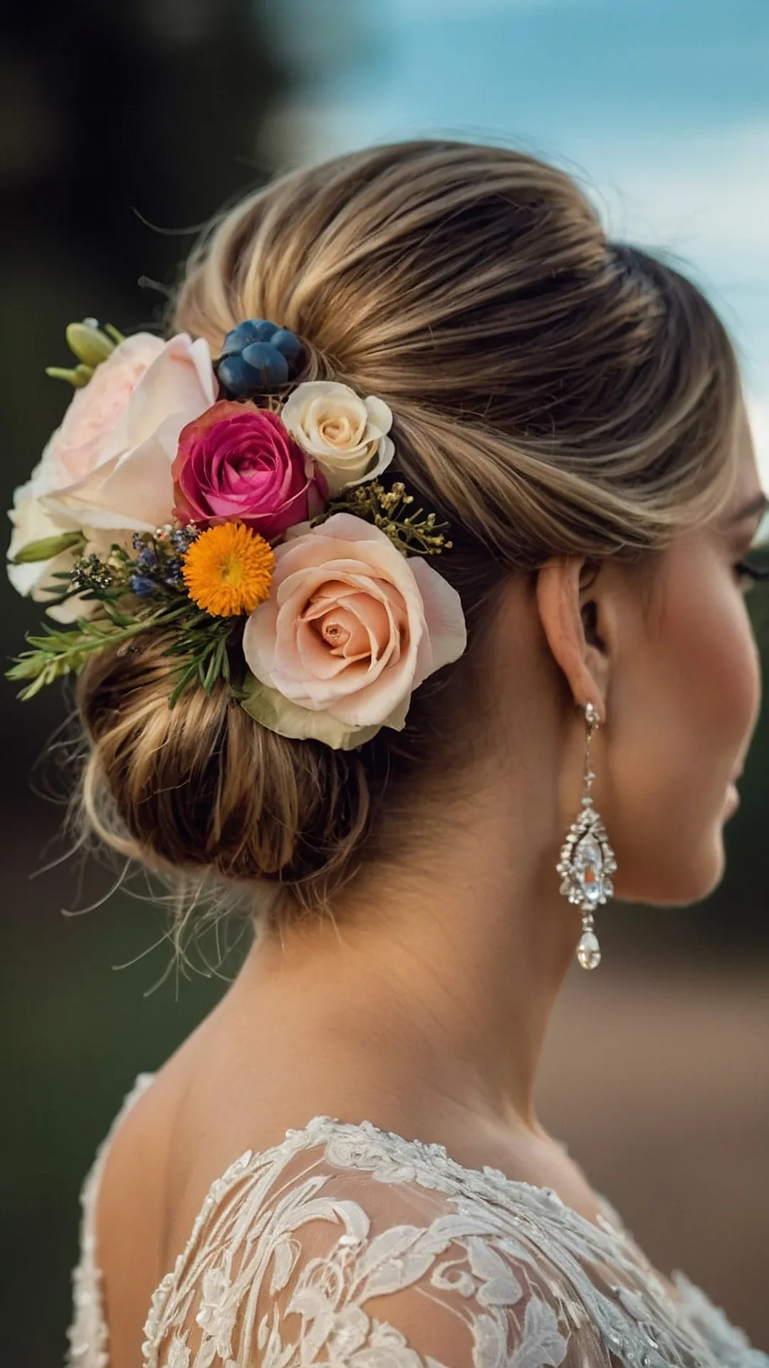 Flower Bun Bliss