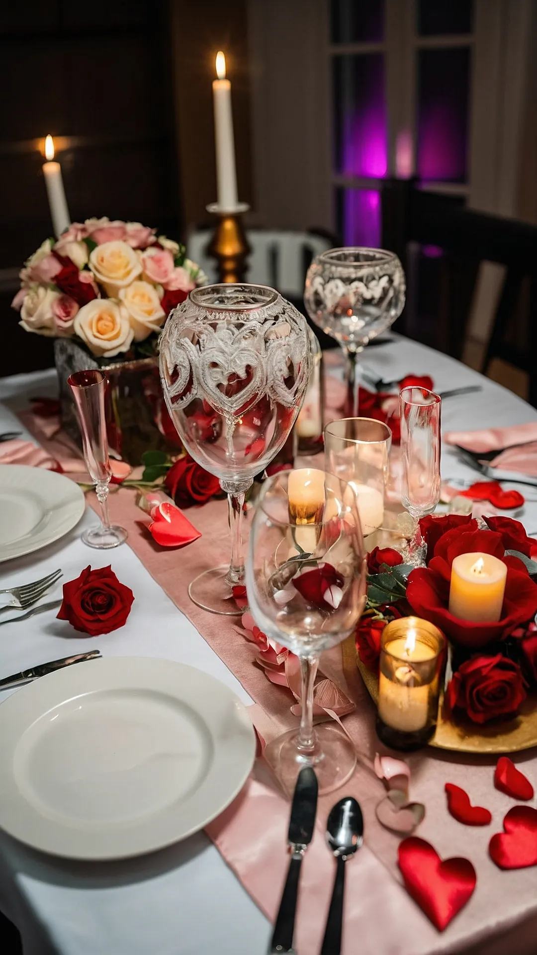 Romantic Table Bloom