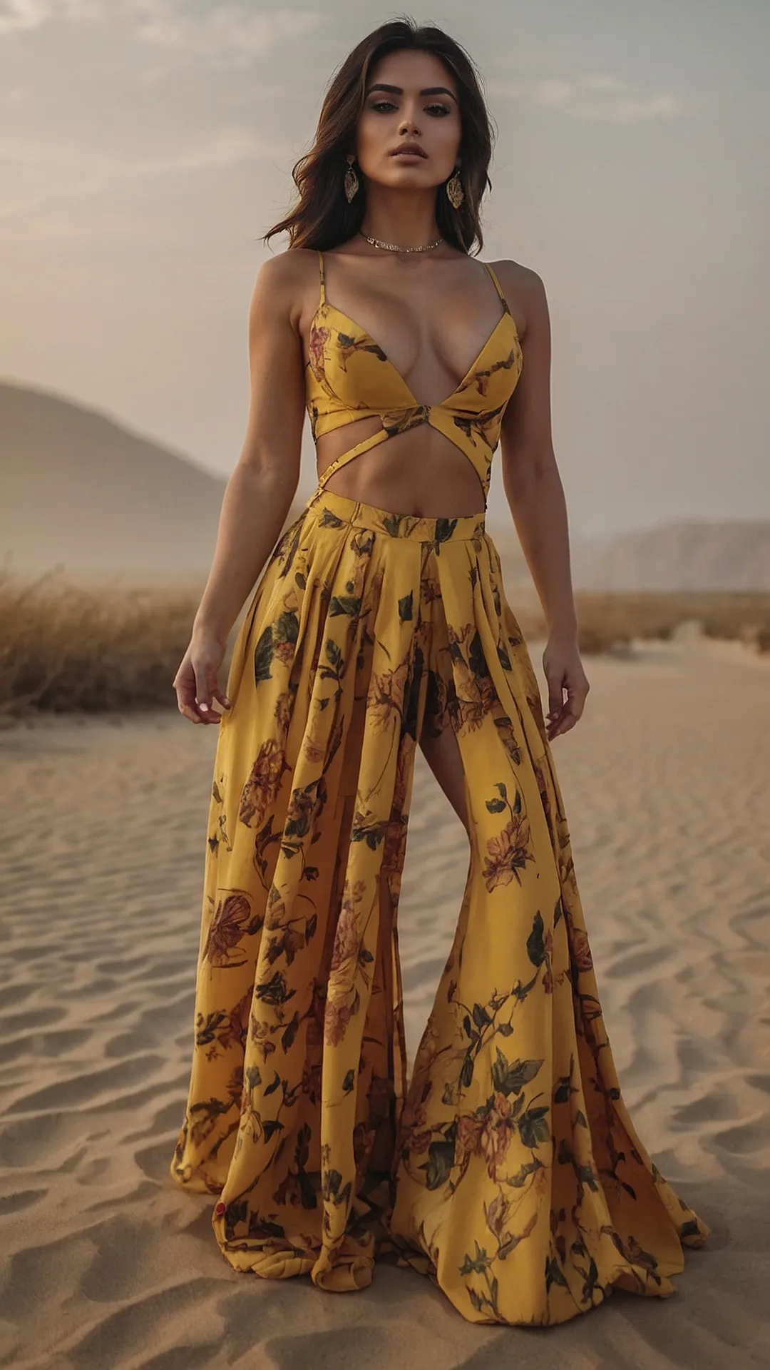 Desert Bloom:  Maxi Dress Majesty