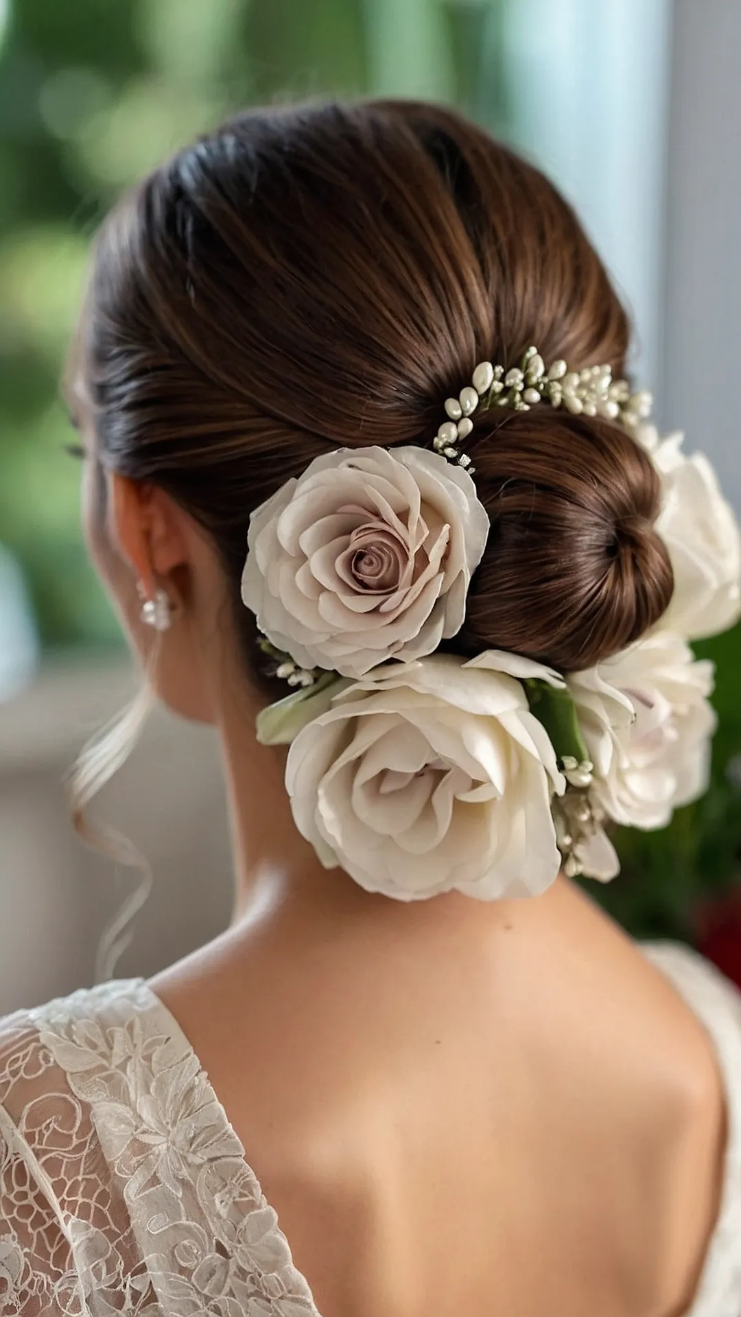 Bohemian Bridal Bun