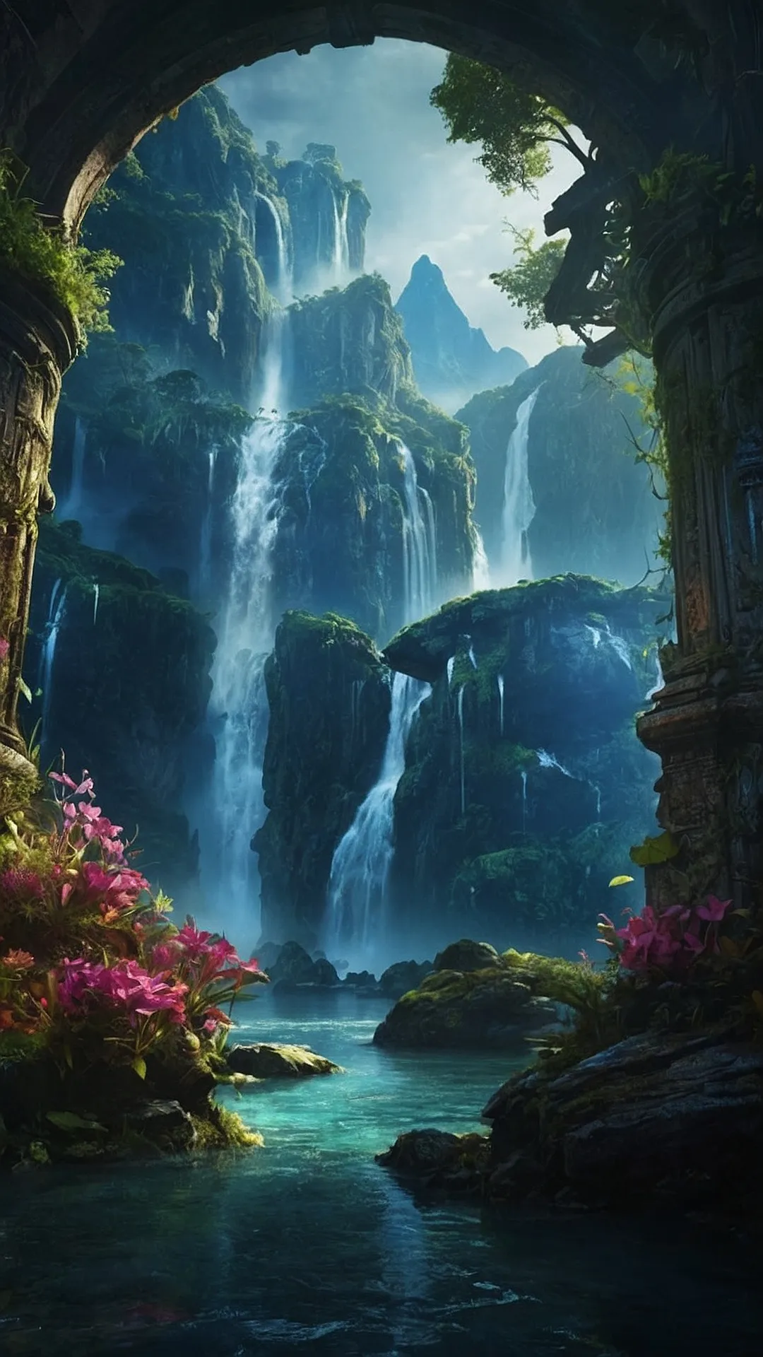 Hidden Waterfall Oasis