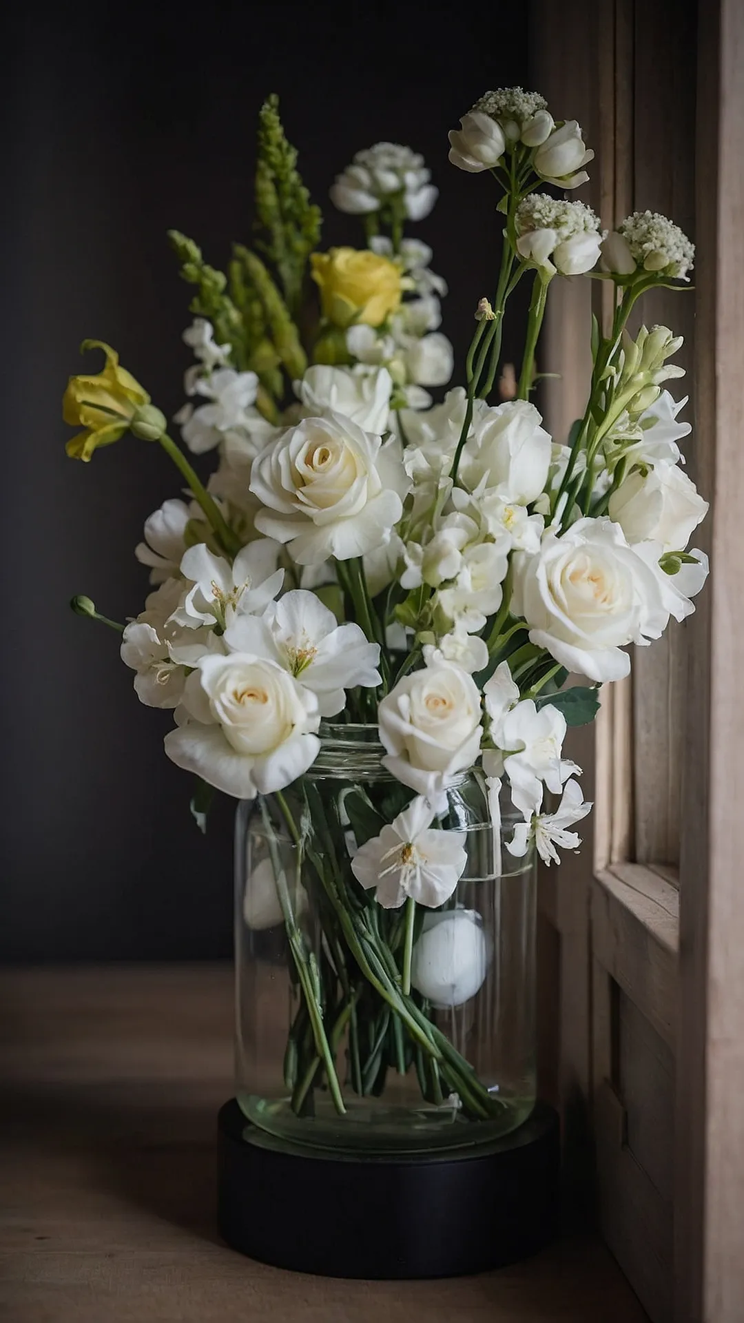 <p>This isn't your grandma's flower arrangement – unless your grandma is seriously cool!  Look at this gorgeous bouquet; it's like a party in a vase, with all the prettiest pink and white flowers having a blast together.  It's the perfect addition to any aesthetic room, making even the plainest space feel like a floral wonderland.  Adding a cute succulent and a calming candle just completes the whole vibe – seriously, this is Instagram-worthy.</p><p>Seriously, this setup is giving major chill vibes. Imagine yourself relaxing by the window, surrounded by the sweet scent of those flowers (okay, maybe you can't *actually* smell them through the picture, but use your imagination!), a cute little plant keeping you company, and a cozy candle casting a warm glow.  It’s the ultimate study break or chill-out zone. And the best part? It's super easy to recreate!  You could totally copy this amazing aesthetic room decor with flowers and add your own personal touch – maybe even a different coloured candle to match your mood!</p>