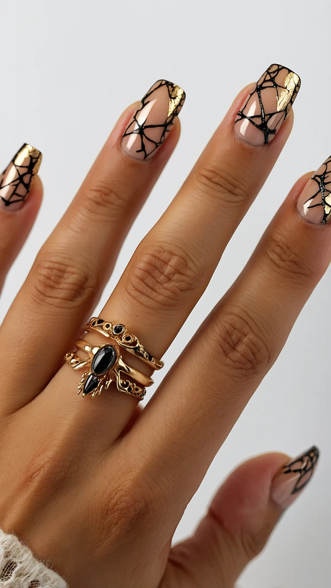 Gilded Web Glam