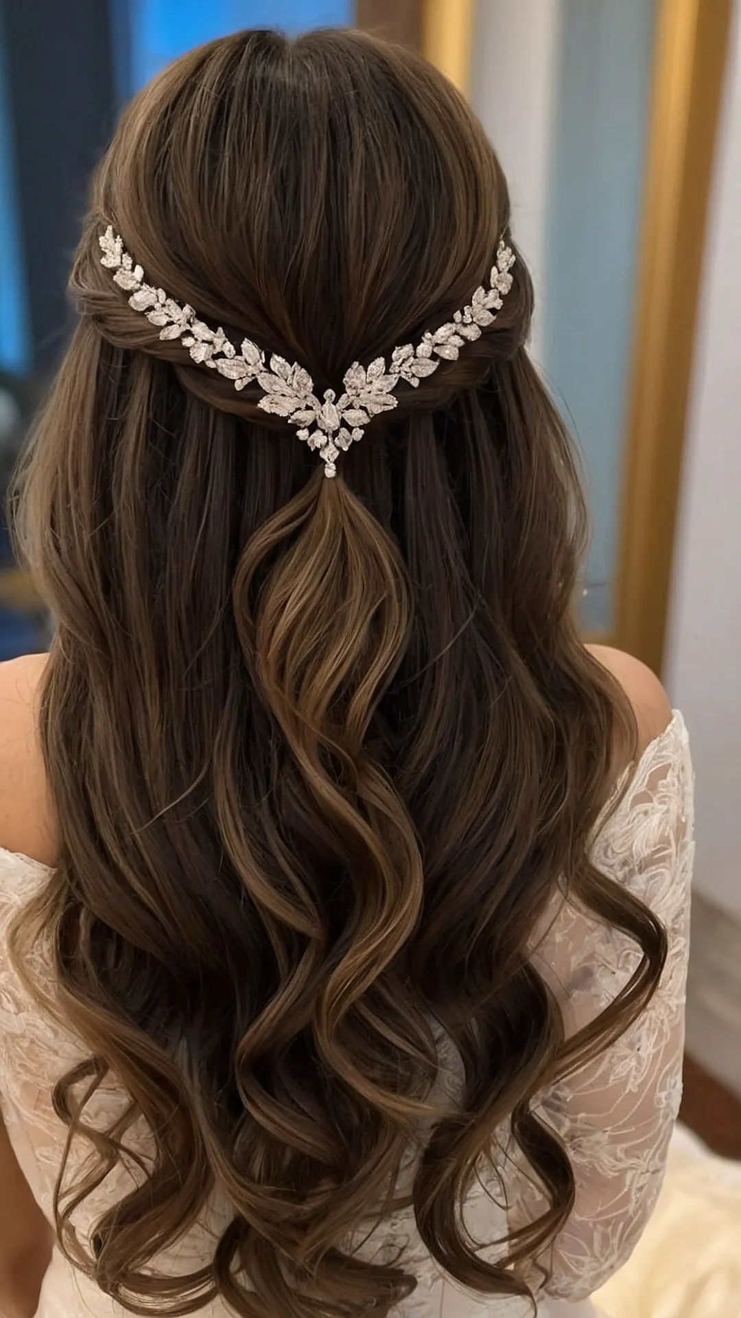 Glamour Galore:  A Sparkle-tastic Gala Hairstyle!