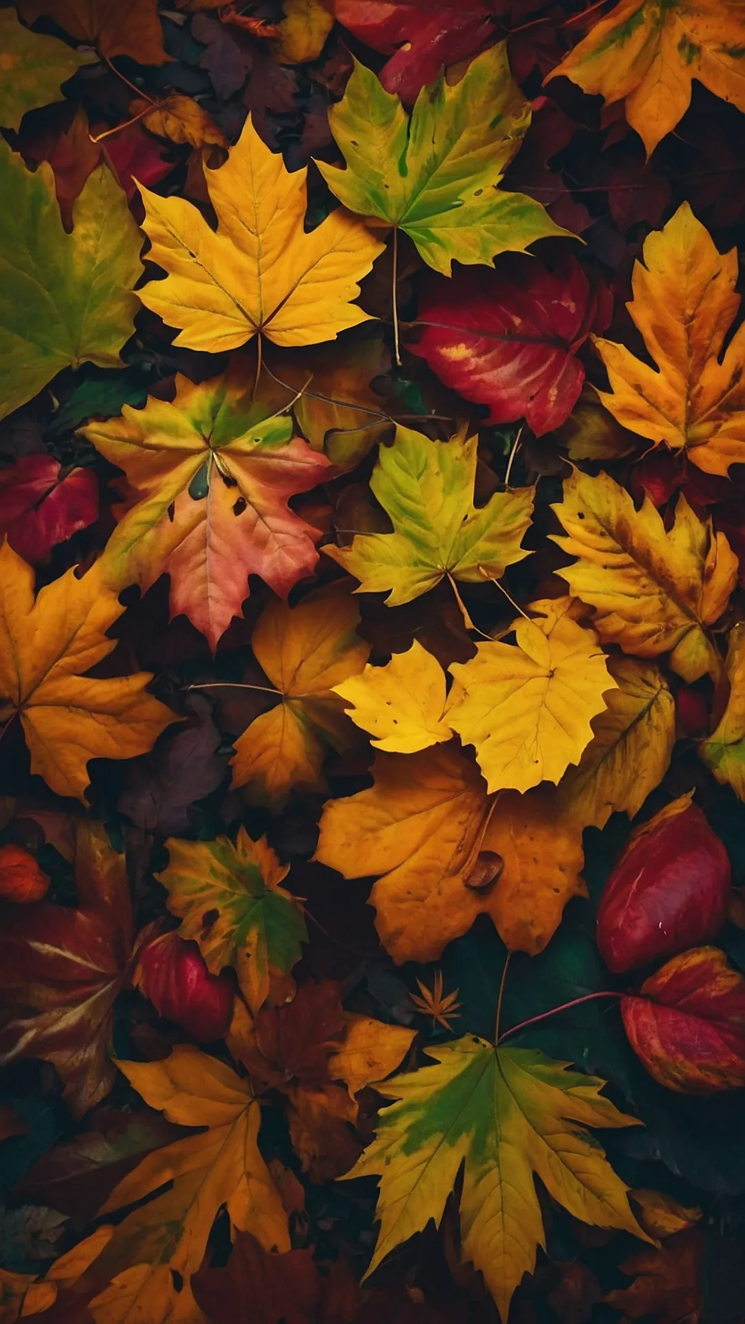 Autumn's Colorful Carpet