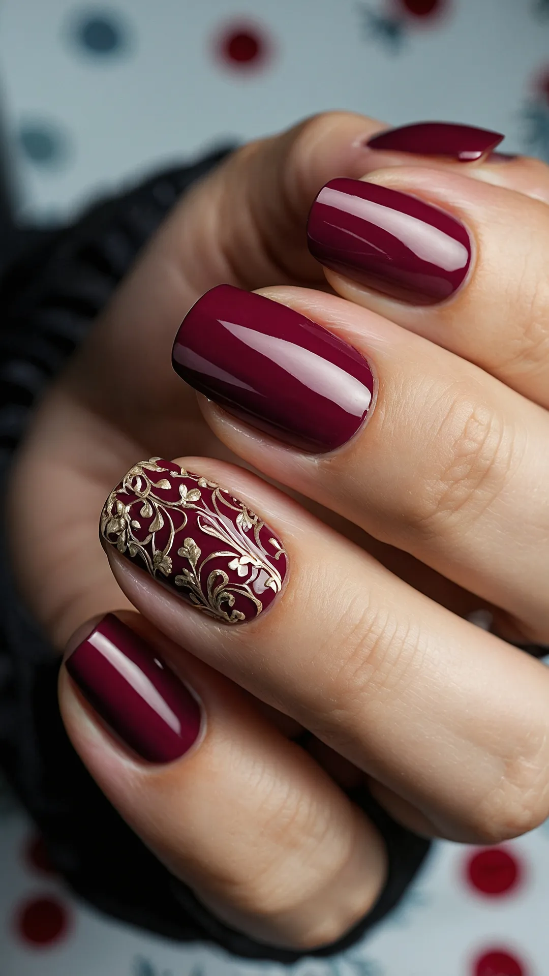 Rich Maroon Muse