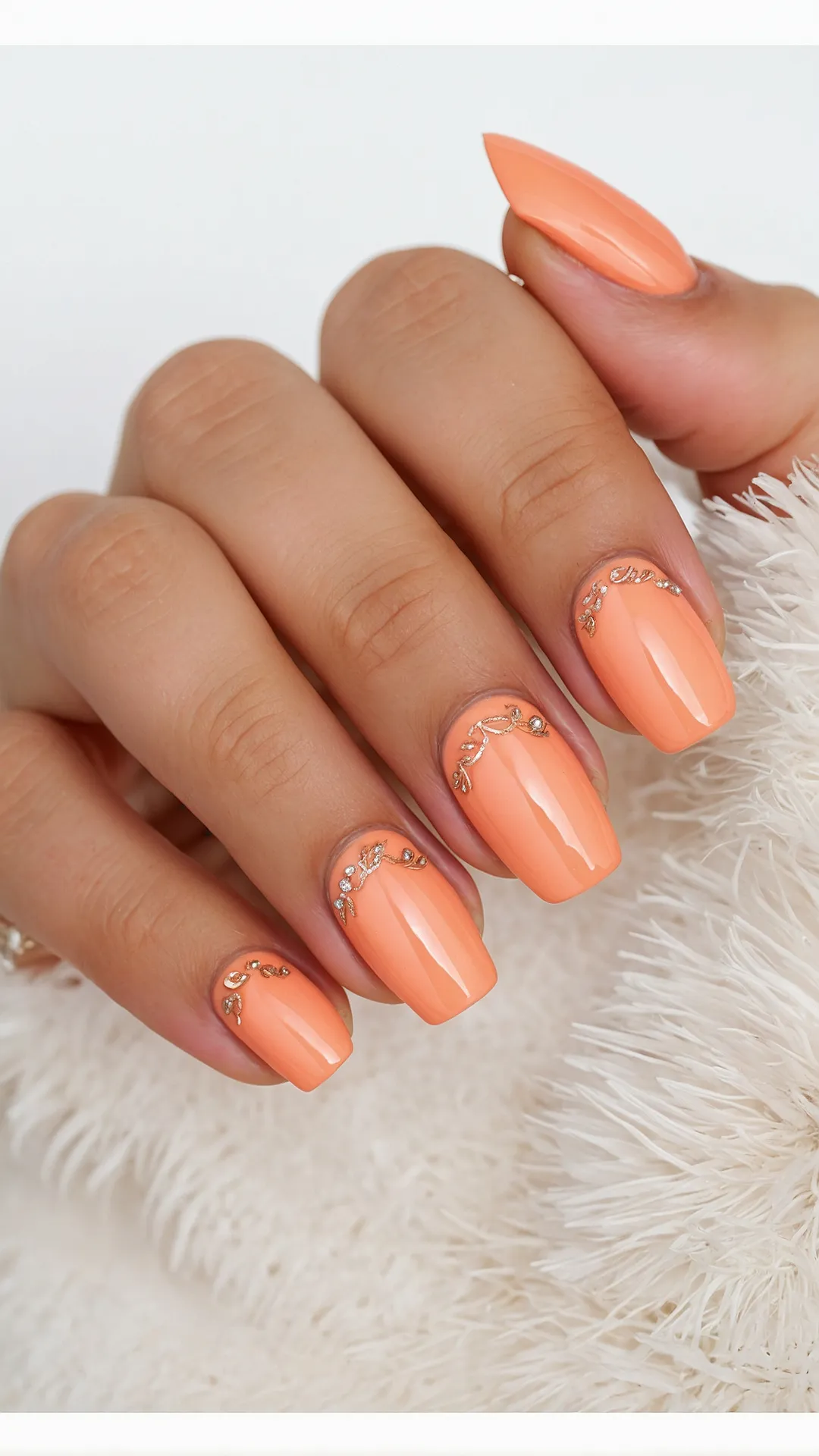 Golden Peach Glam