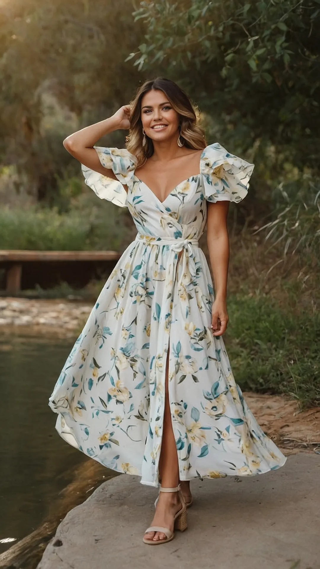 Brighten Your Closet with Gorgeous Maxi Floral Dresses