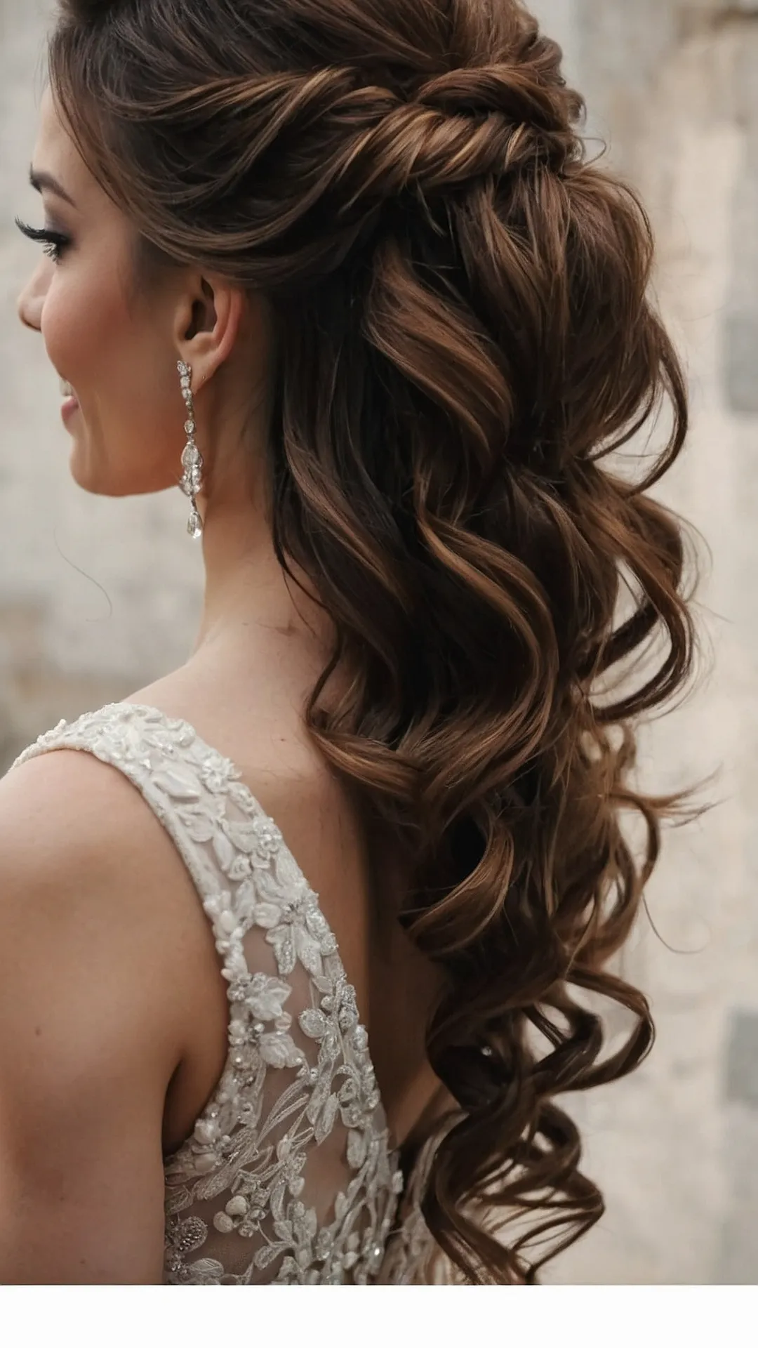 Whimsical Half Up Half Down Wedding Hair Ideas for a Dreamy Look