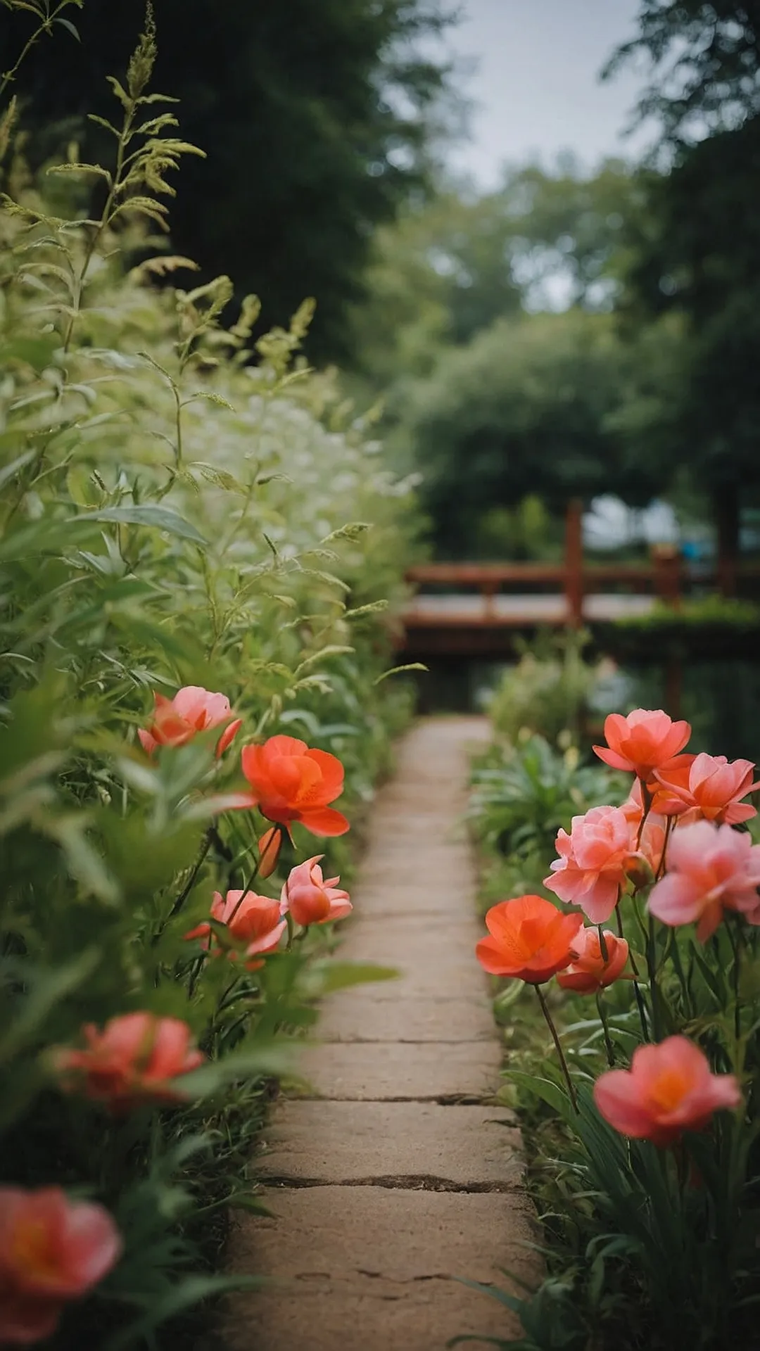 Floral Sunset Serenity