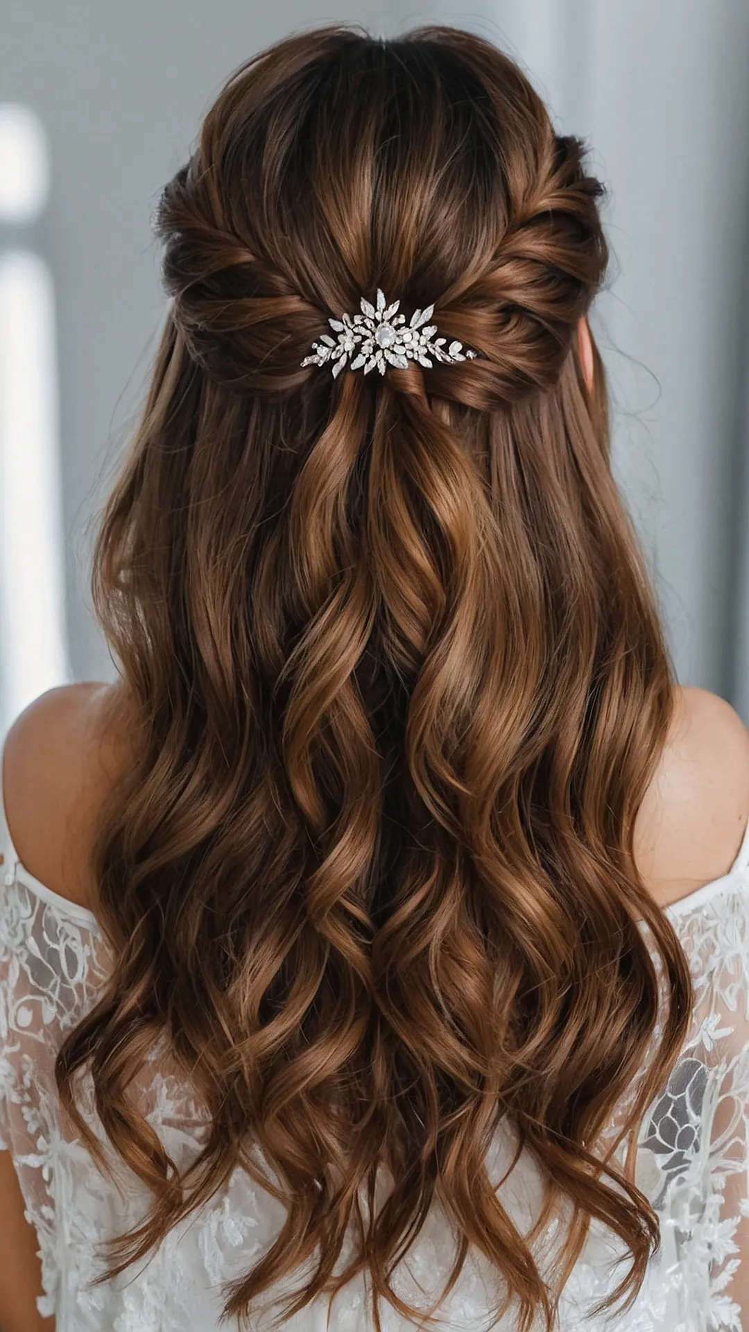 Half Up Half Down Wedding Hairstyles for a Classic and Modern Twist