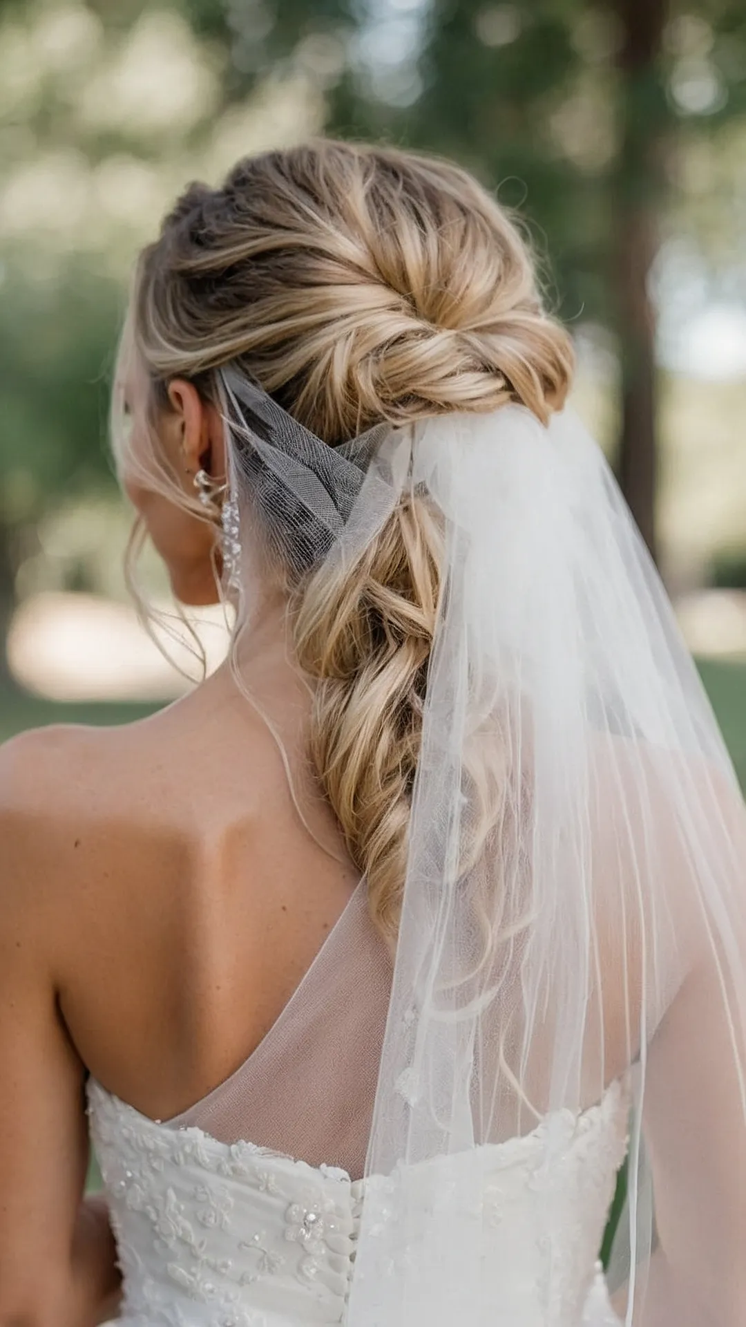 Flawless Wedding Hair with Veils to Complement Your Dress