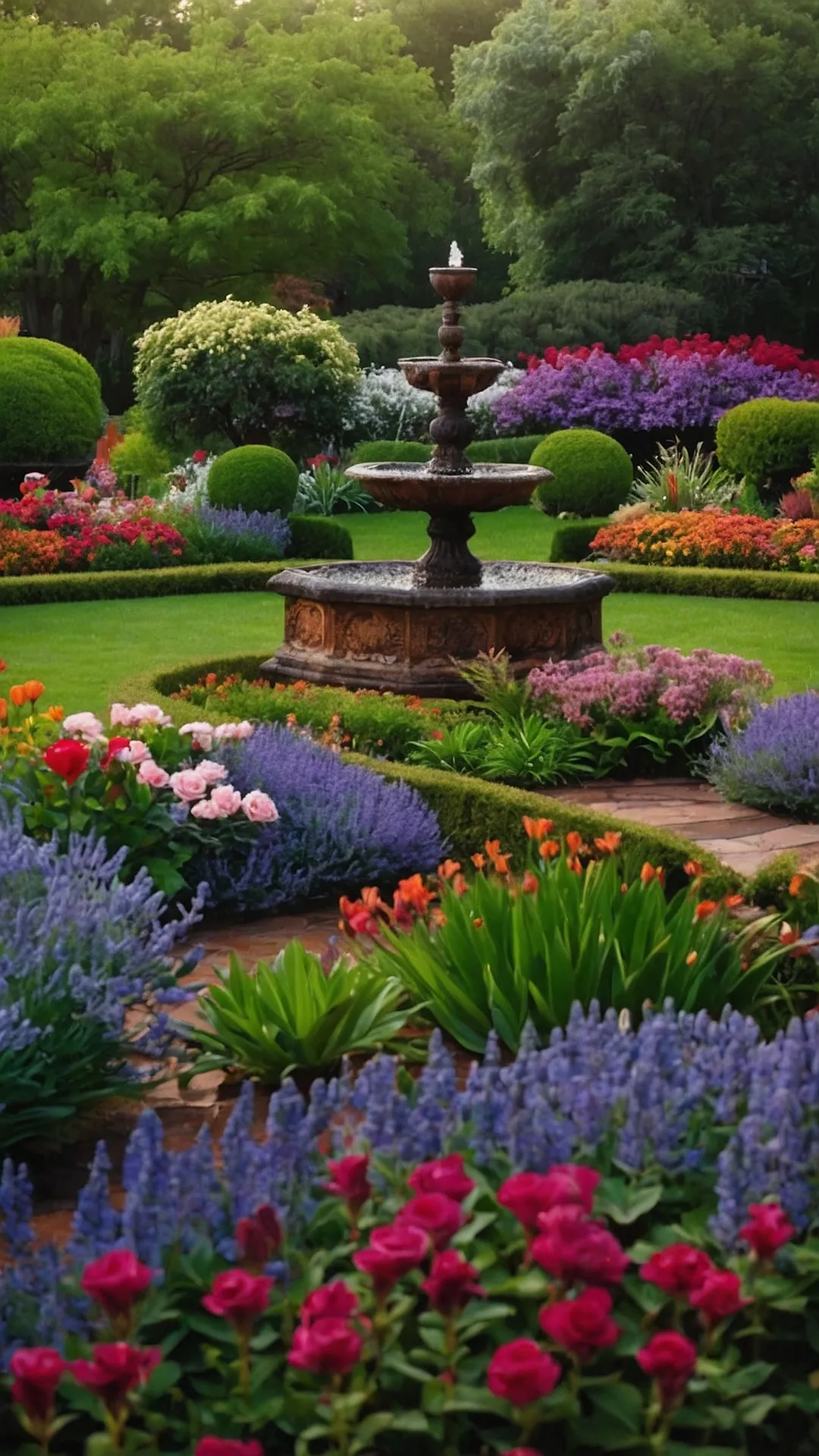 Fountain of Class: A Garden's Gem