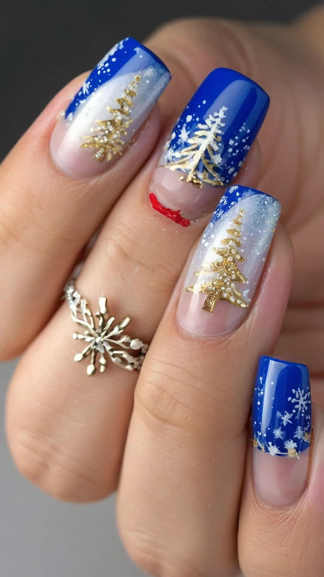 Simple Festive Nails