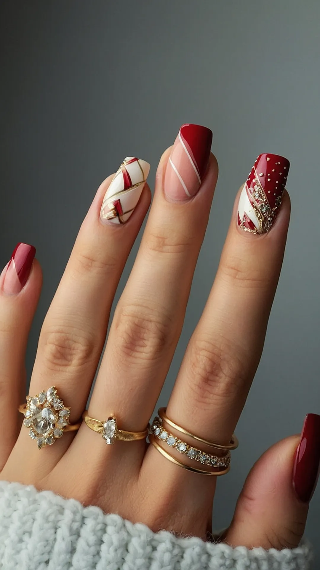 Rose Quartz Nails