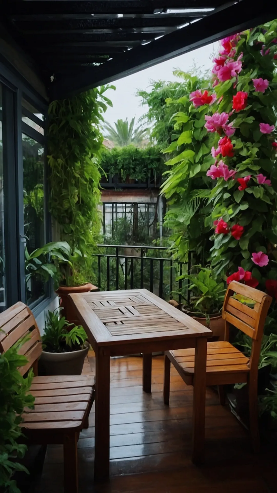 Balcony Blooms and Breakfast Dreams