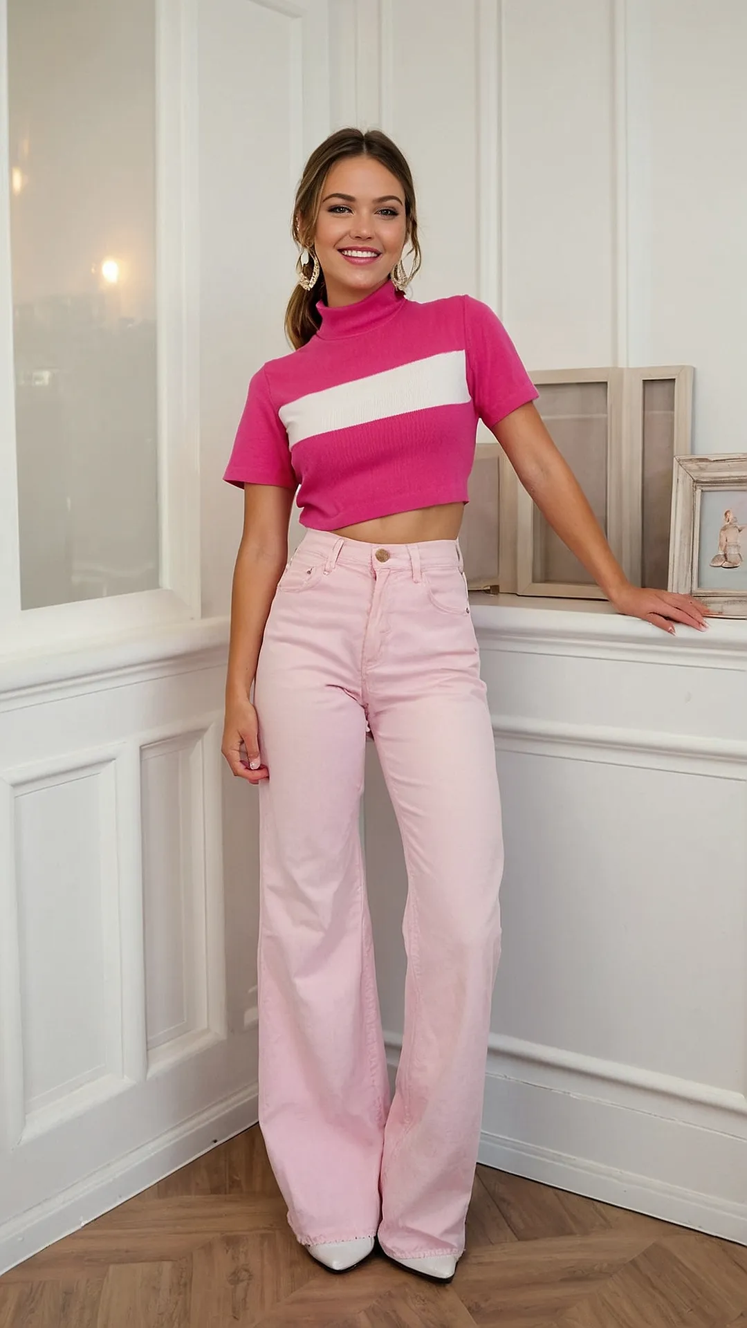 Pink Prism Jeans