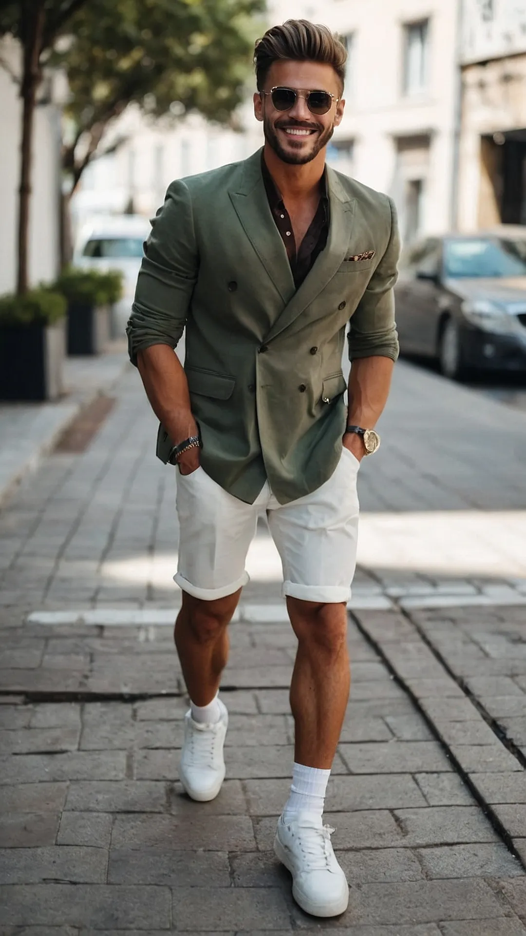 Summer Suit Up:  Shorts and a Blazer?  Yes, Please!: