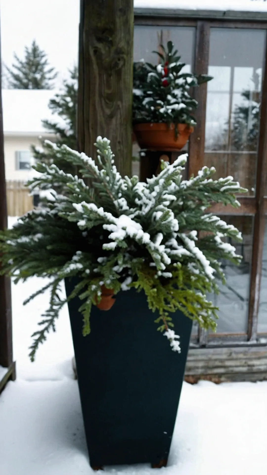 Winter Wonderland on the Porch