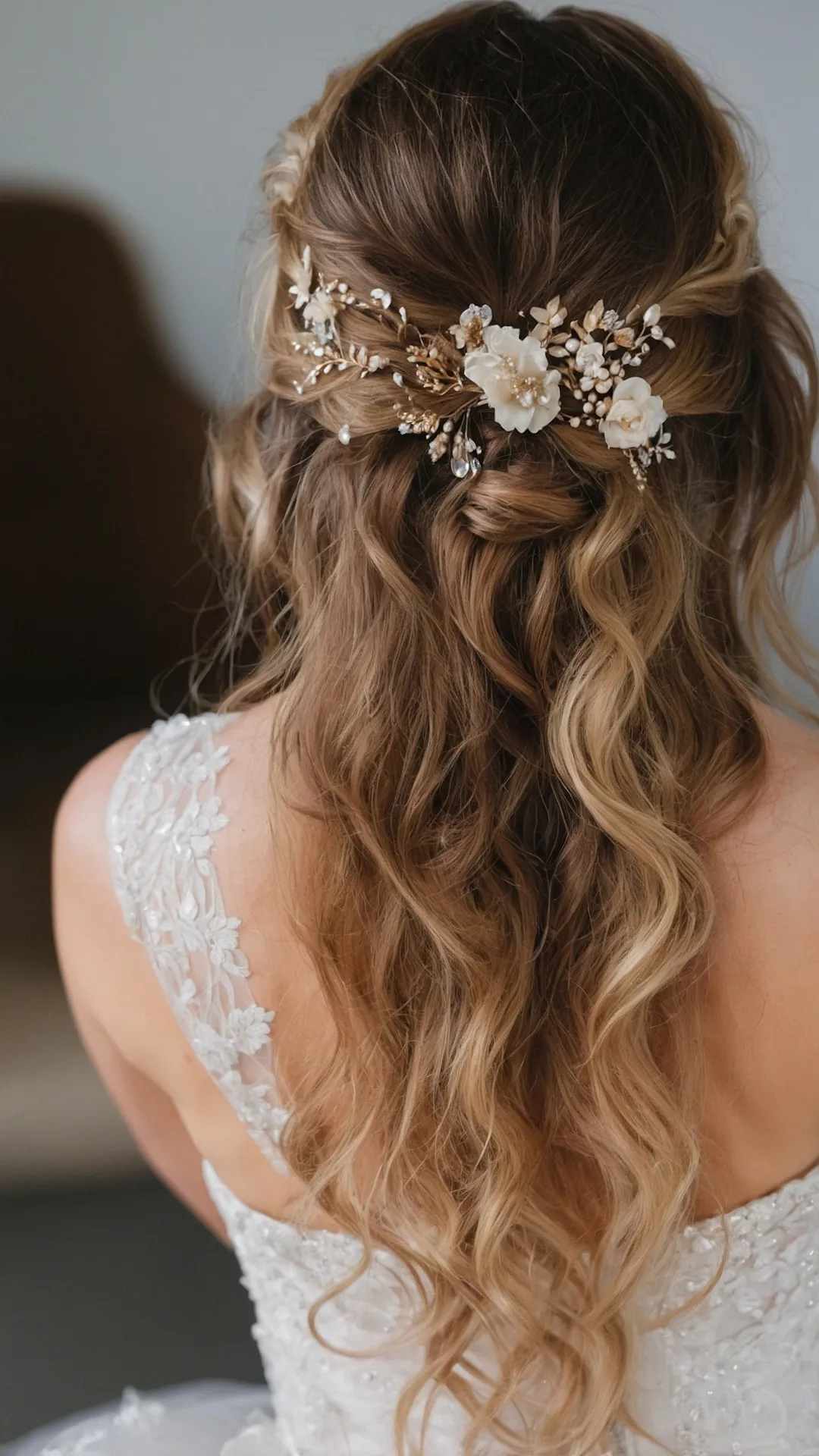 Elegant Bridal Cascade