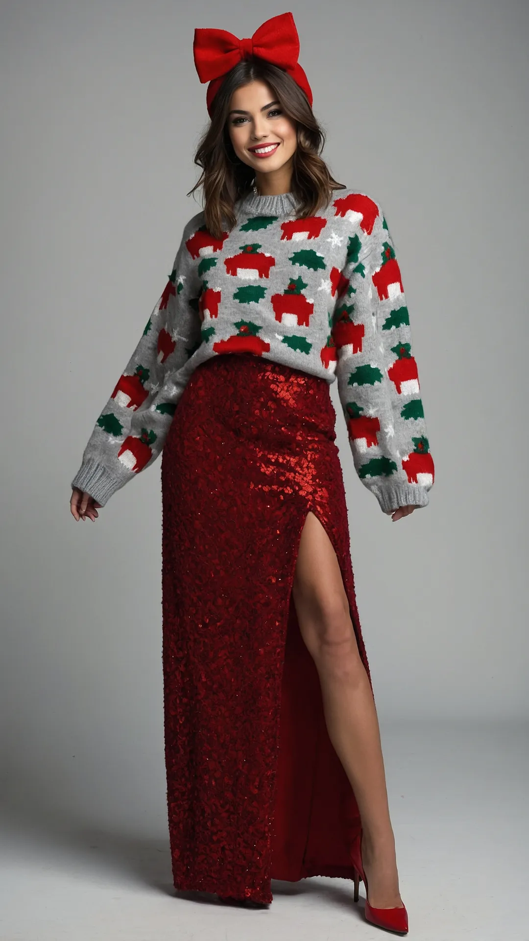 Sleek Sweaters, Merry Looks