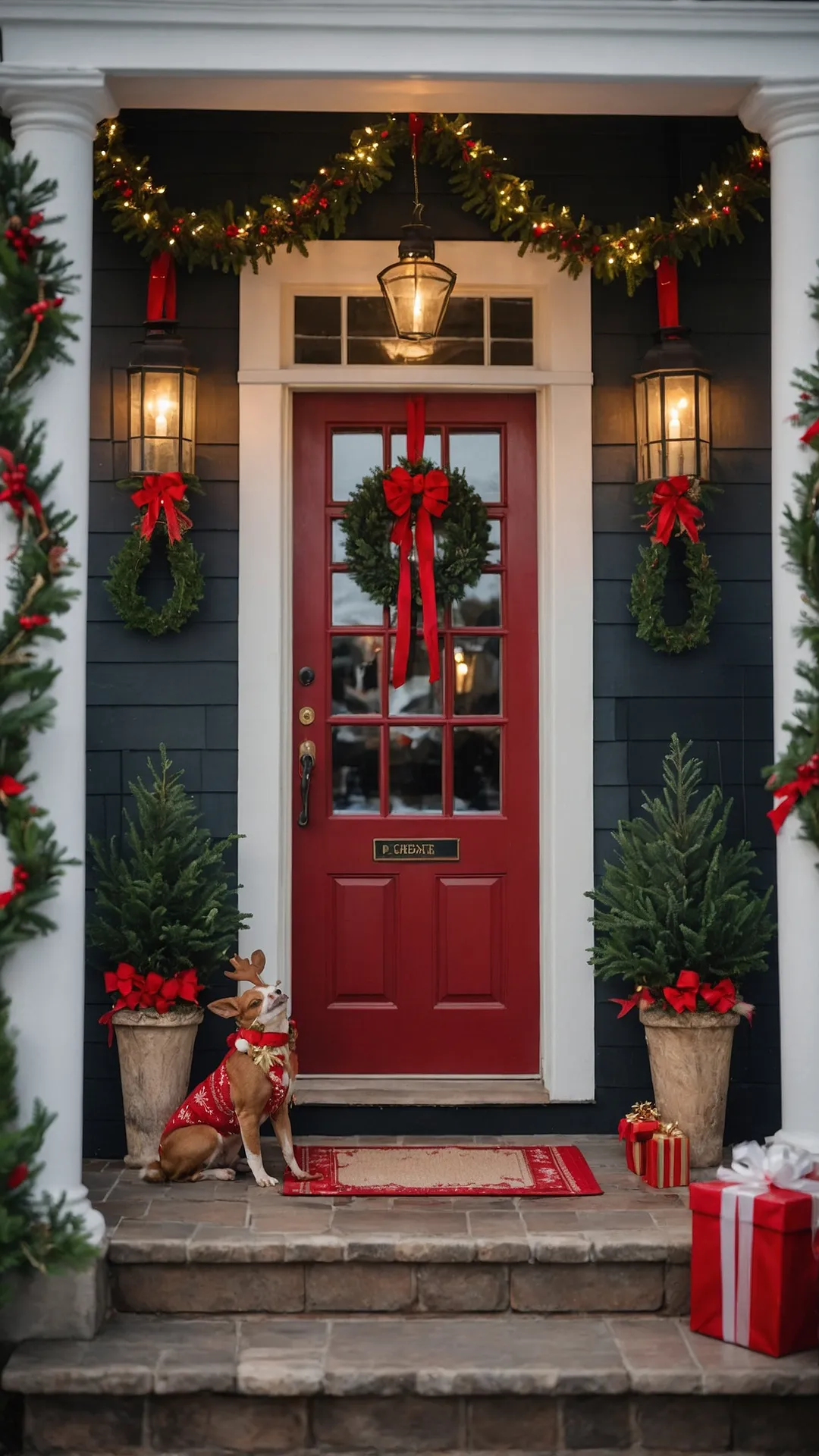 Reindeer Porch Patrol