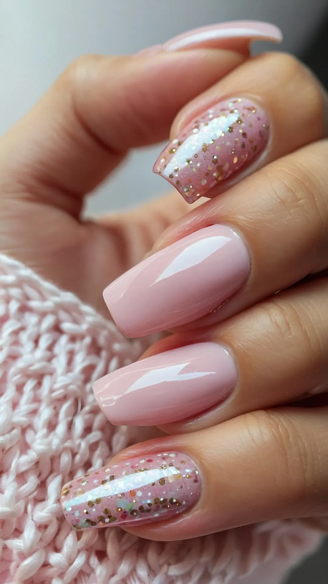 Glam Pink Nails