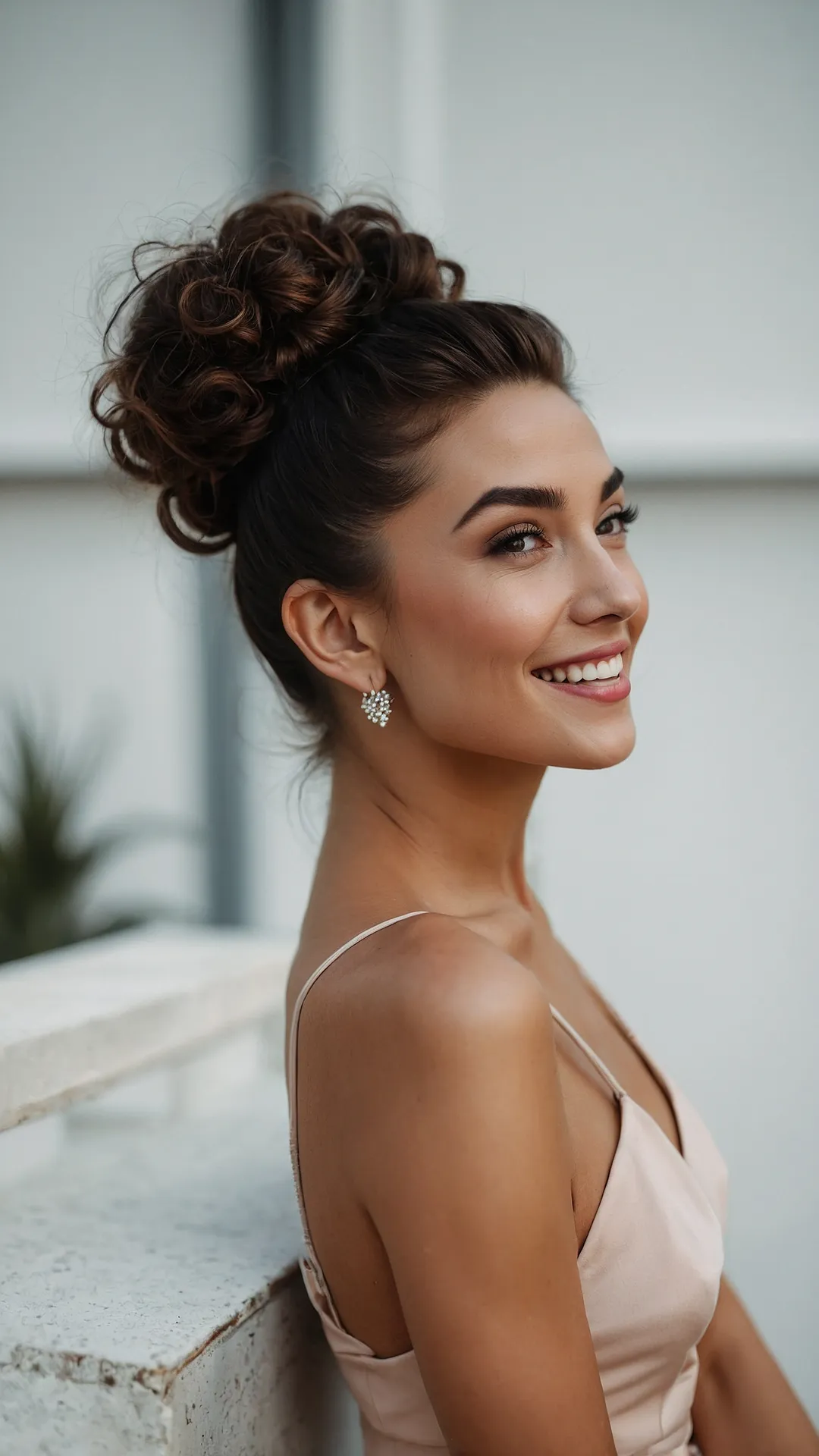 Braided Bun Elevation