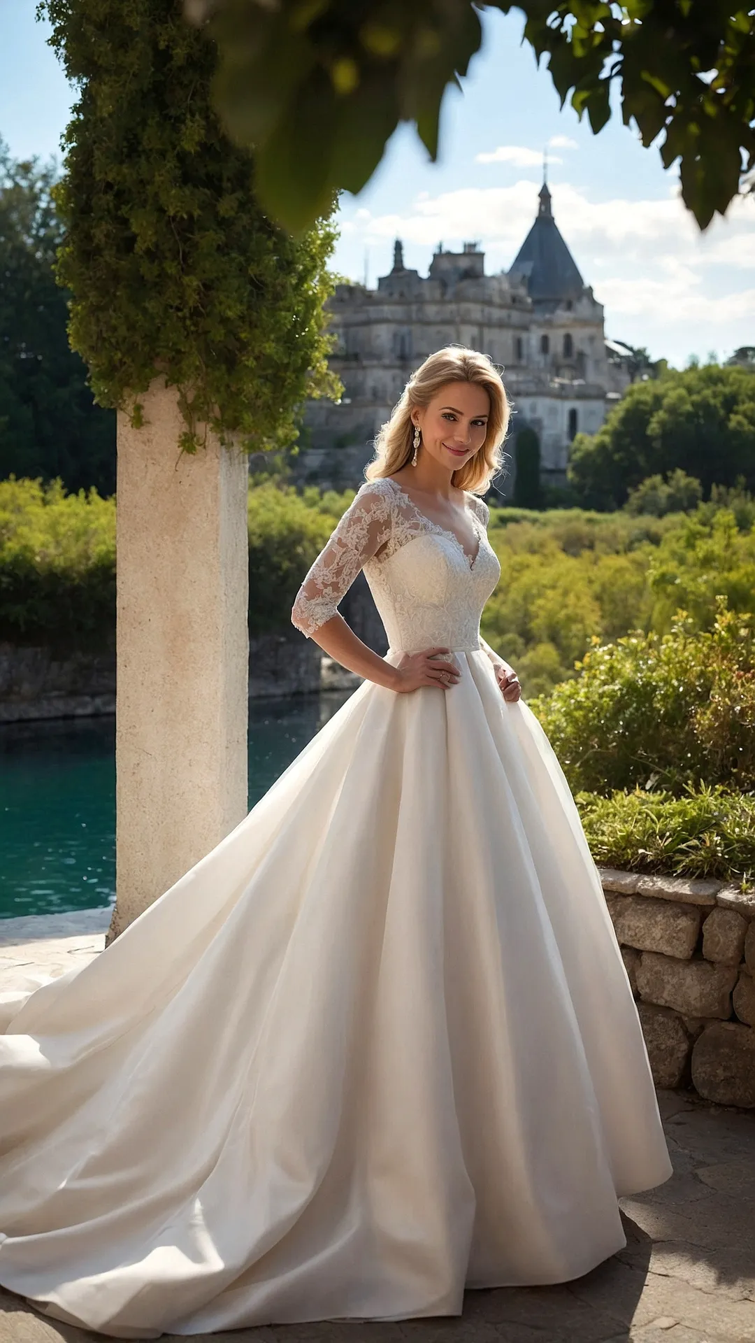 Confident Sleeves, Radiant Bride