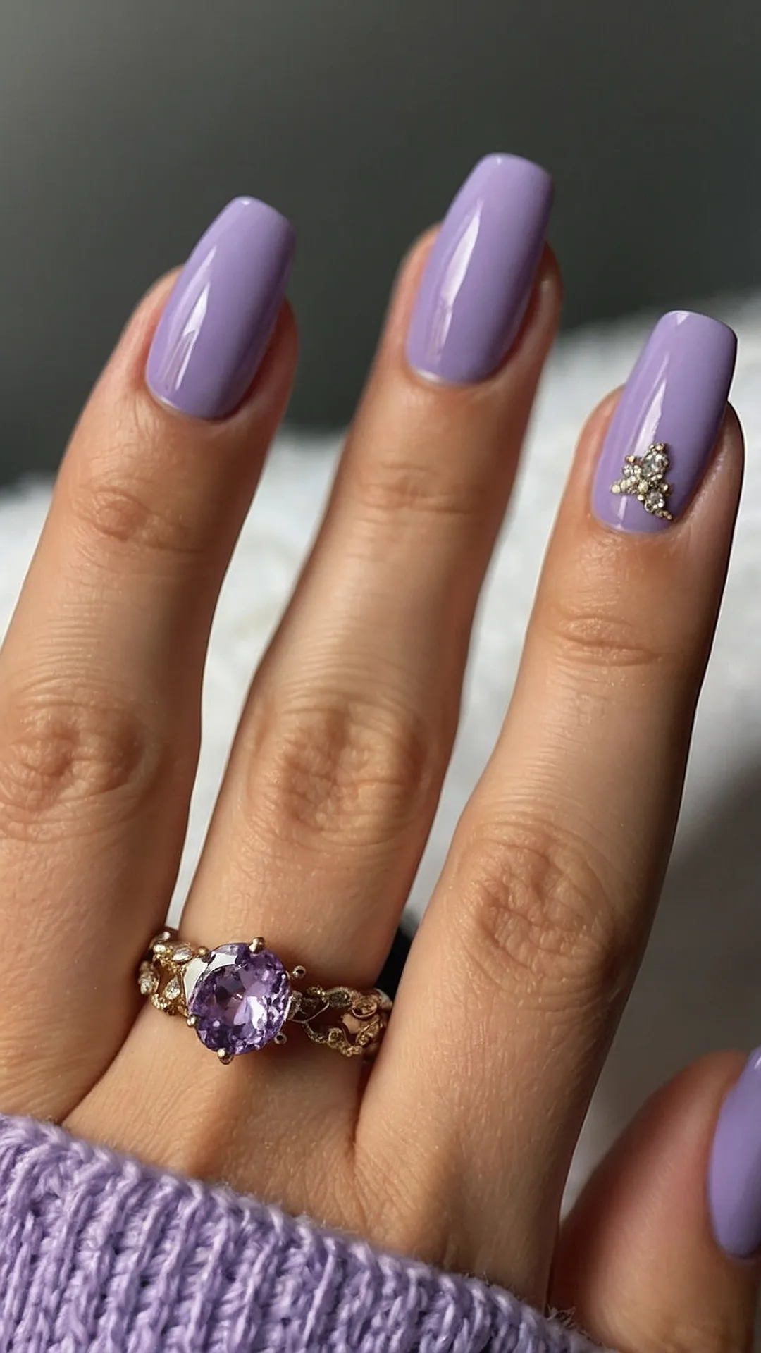 Lavender Luxe Nails