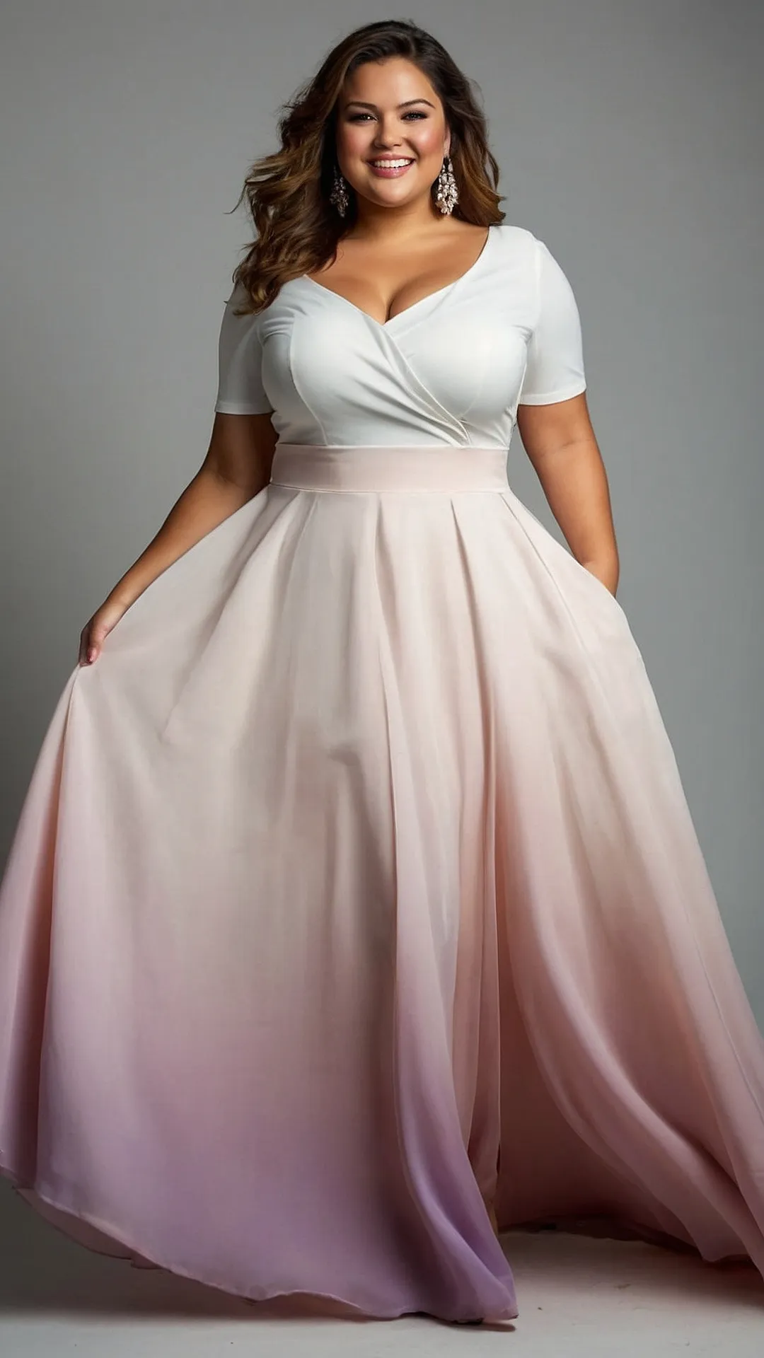 Floral Maxi: Plus Size Chic