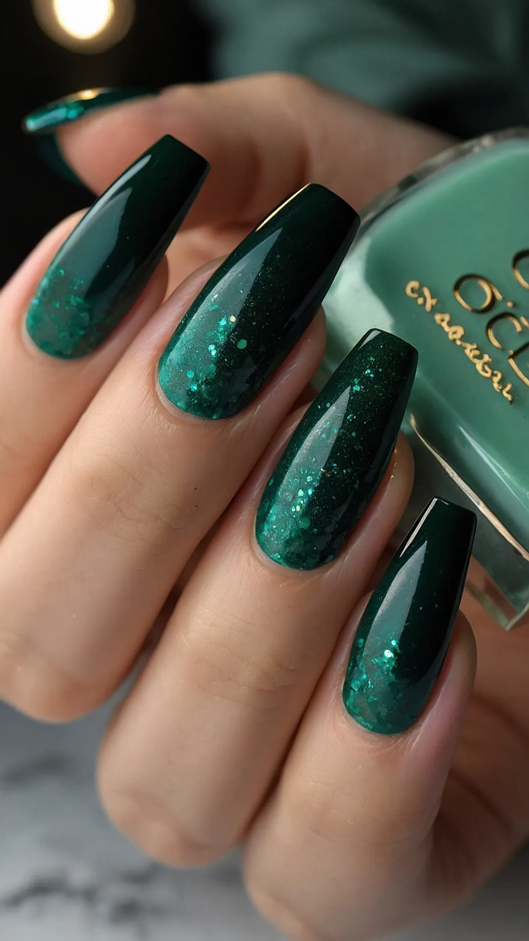 Green with Envy Nails