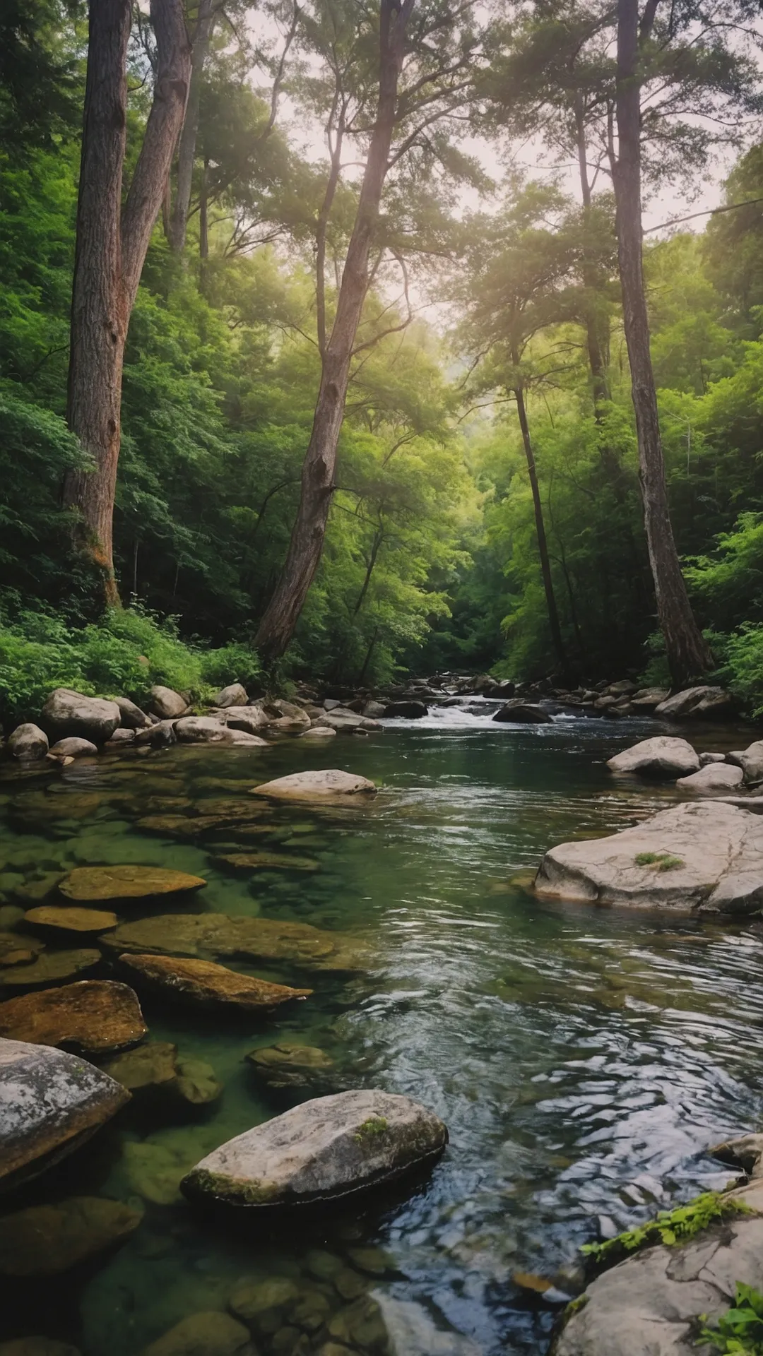 Stream's Gentle Hush