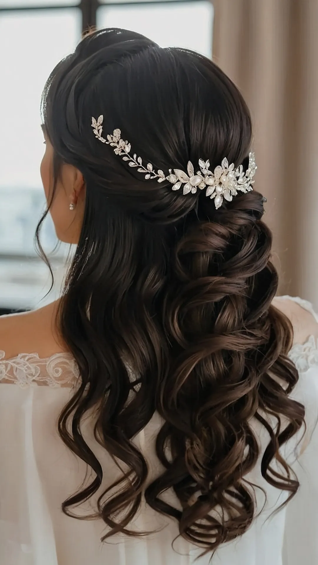 Wedding Hair: Half & Half