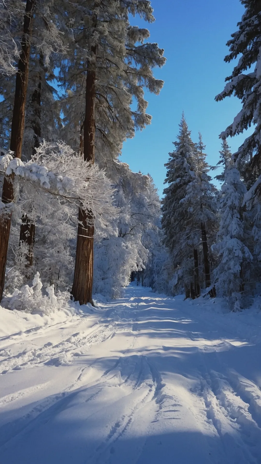 Snowy Path Magic: